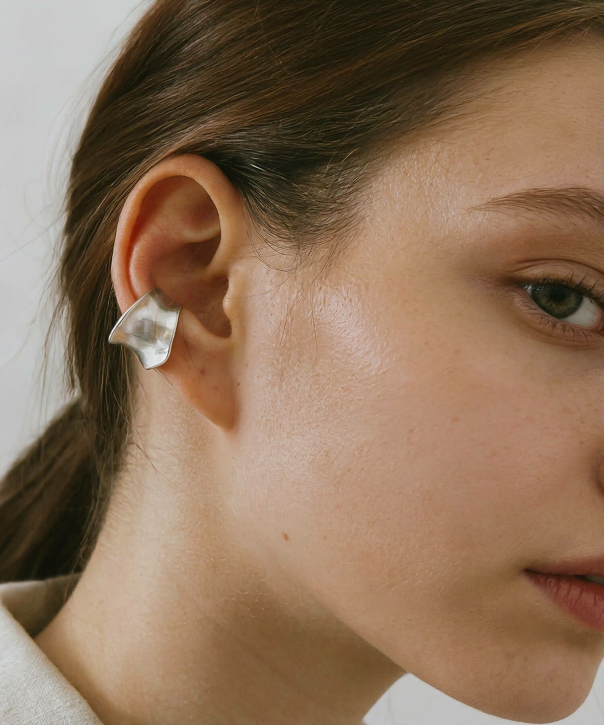 【ドラマ衣装協力】 イヤーカフ シンプル レディース 大ぶり 金属アレルギー対応 【GOLDA ゴルダ】 イヤーカフ シルバー925 リング 指輪 大ぶり レディース ごつめ イヤリング シルバー 大ぶり イヤーカフス イヤカフ ピアリング ノンホールピアス 片耳用 フック ピアス