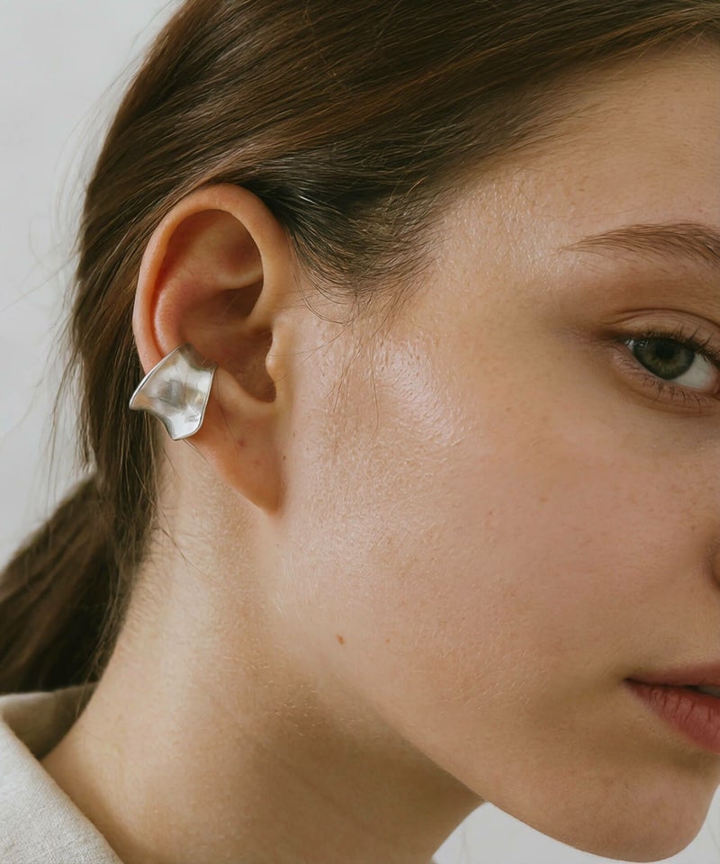 【ドラマ衣装協力】 イヤーカフ シンプル レディース 大ぶり 金属アレルギー対応 【GOLDA ゴルダ】 イヤーカフ シルバー925 リング 指輪 大ぶり レディース ごつめ イヤリング シルバー 大ぶり イヤーカフス イヤカフ ピアリング ノンホールピアス 片耳用 フック ピアス