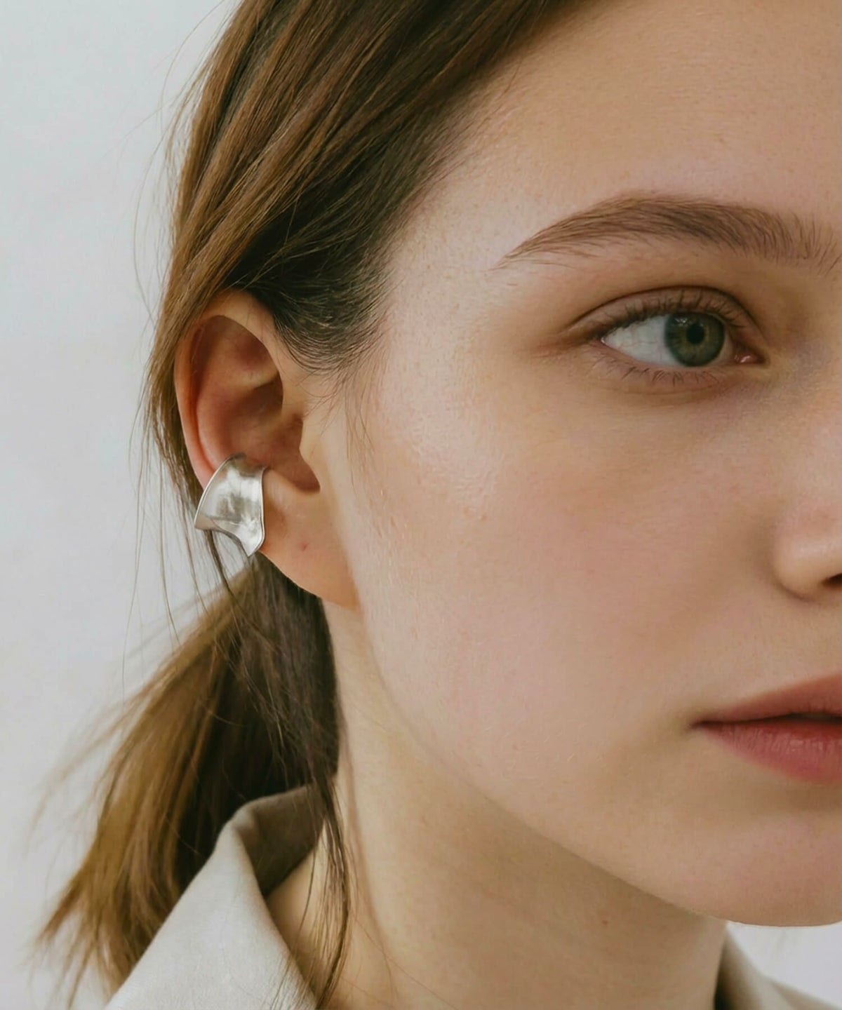 【ドラマ衣装協力】 イヤーカフ シンプル レディース 大ぶり 金属アレルギー対応 【GOLDA ゴルダ】 イヤーカフ シルバー925 リング 指輪 大ぶり レディース ごつめ イヤリング シルバー 大ぶり イヤーカフス イヤカフ ピアリング ノンホールピアス 片耳用 フック ピアス