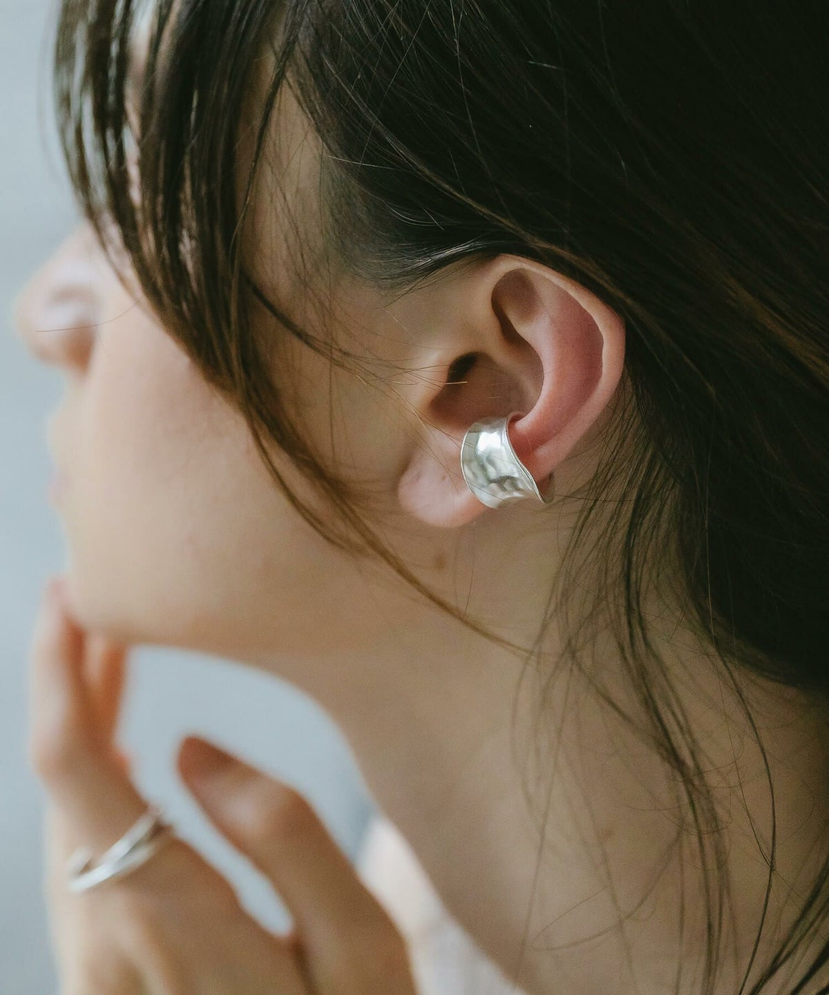 【ドラマ衣装協力】 イヤーカフ シンプル レディース 大ぶり 金属アレルギー対応 【GOLDA ゴルダ】 イヤーカフ シルバー925 リング 指輪 大ぶり レディース ごつめ イヤリング シルバー 大ぶり イヤーカフス イヤカフ ピアリング ノンホールピアス 片耳用 フック ピアス