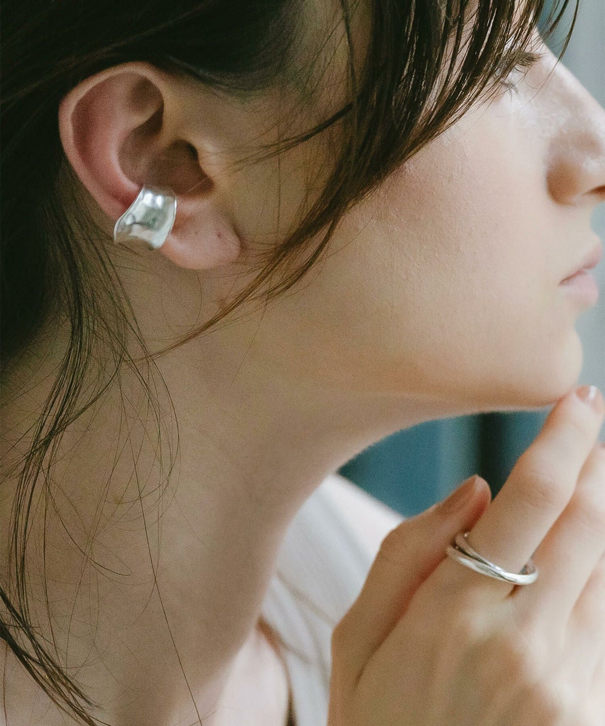 【ドラマ衣装協力】 イヤーカフ シンプル レディース 大ぶり 金属アレルギー対応 【GOLDA ゴルダ】 イヤーカフ シルバー925 リング 指輪 大ぶり レディース ごつめ イヤリング シルバー 大ぶり イヤーカフス イヤカフ ピアリング ノンホールピアス 片耳用 フック ピアス