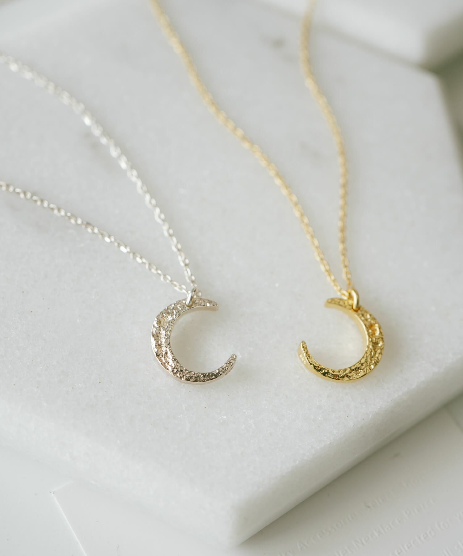 Lune de rêve ゴールド ネックレス 月の形 Silver925 Crescent Moon Necklace LUNEVE -ルネーブ- | Ops.(オプス