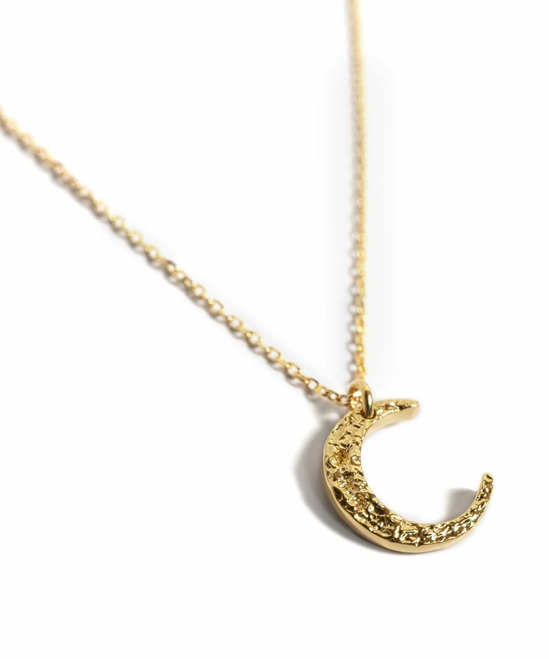 三日月 月 ネックレス レディース 50代 シンプル シルバー ネックレス 【Luneve ルネーブ】 クレセント ムーン 金属アレルギー対応 シルバー925 silver925 たたき 小豆チェーン 長さ48cm 51cm おしゃれ 大人 可愛い