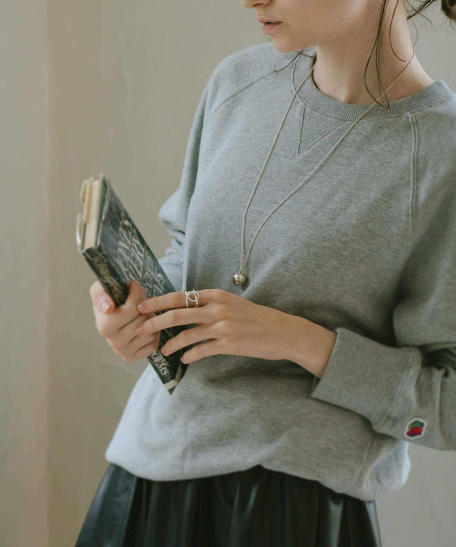 Silver925 Round Ball Long Necklace FAFAO -ファファオ- | Ops