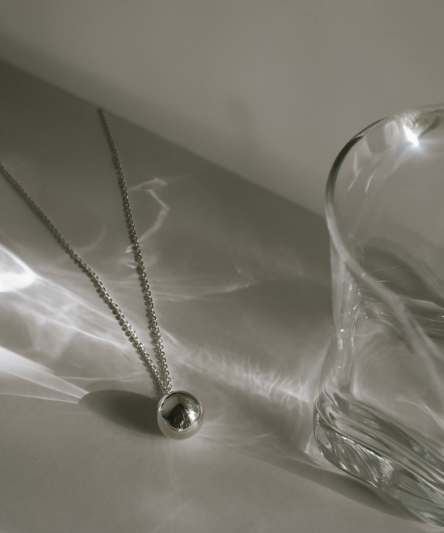Silver925 Round Ball Long Necklace FAFAO -ファファオ- | Ops