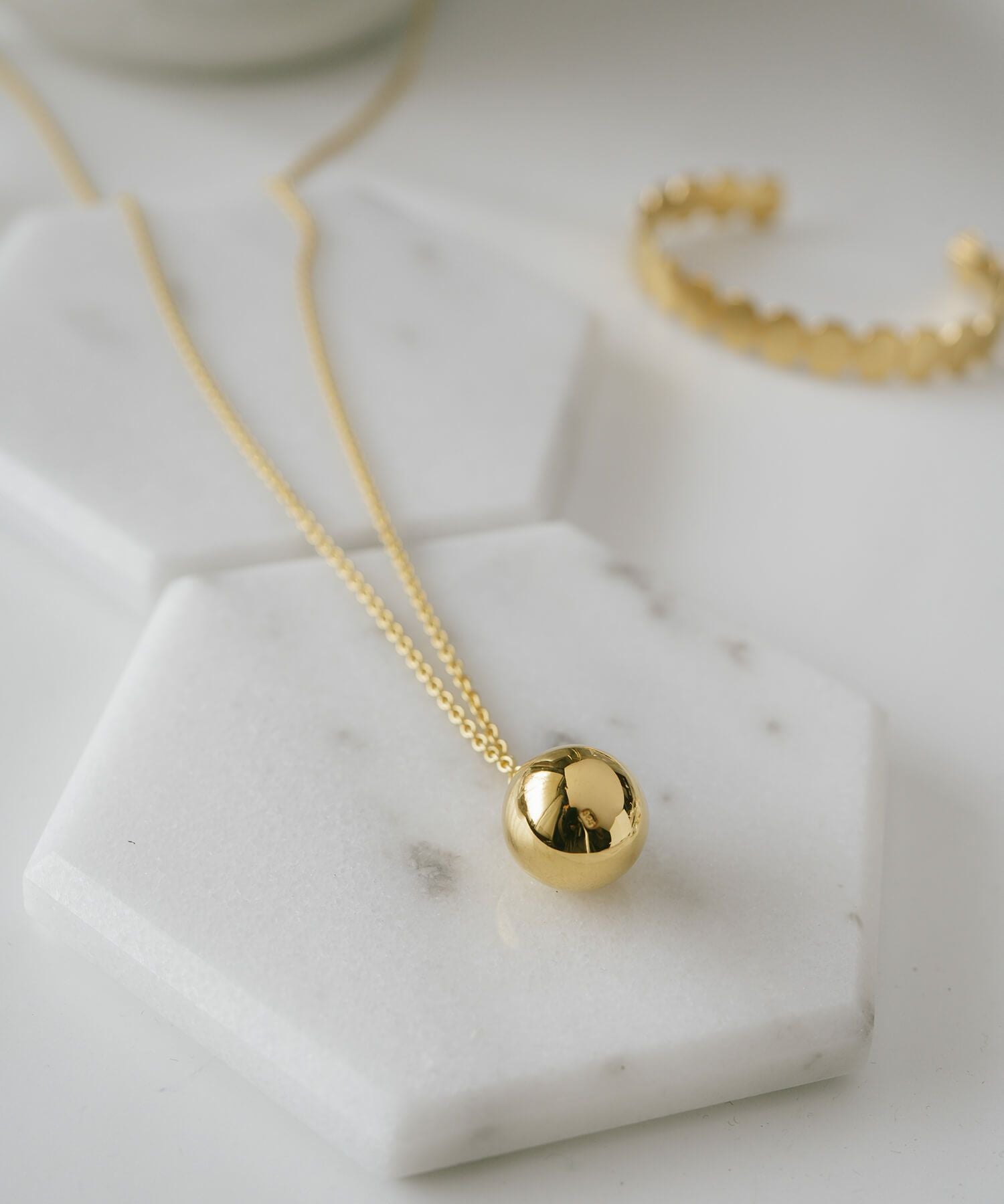 Silver925 Round Ball Long Necklace FAFAO -ファファオ- | Ops