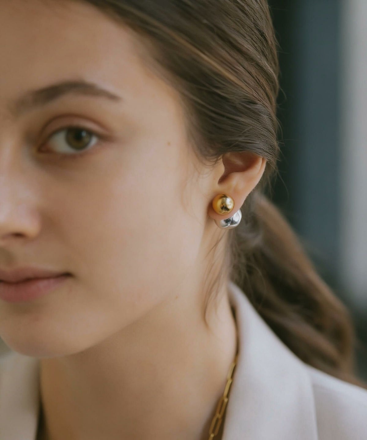 【訳ありアウトレット品】シルバー ピアス 【Pallo パロ】 silver925 シルバー925 バックキャッチピアス ダブルキャッチ シルバーピアス 大ぶり 両耳用 丸玉 シルバー トライバルピアス レトロ