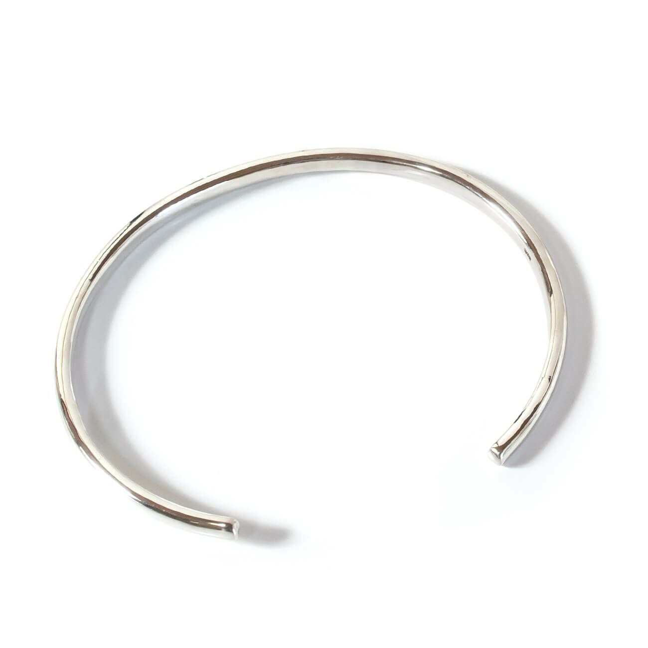 Silver925 Smooth Round Open Bangle LADIER -ラディエール- | Ops