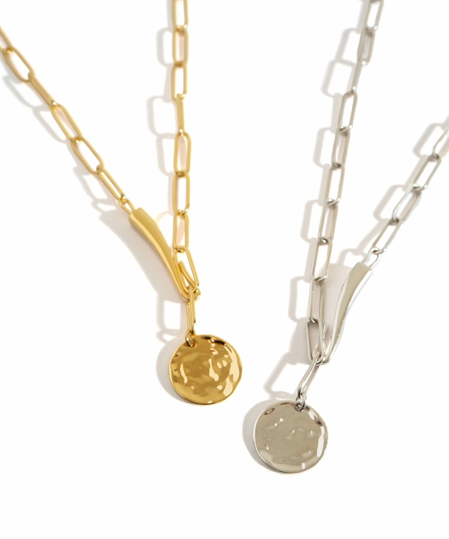 Silver925 BoxChain Coin Necklace NOVAC-BLANCA -ノバックブランカ
