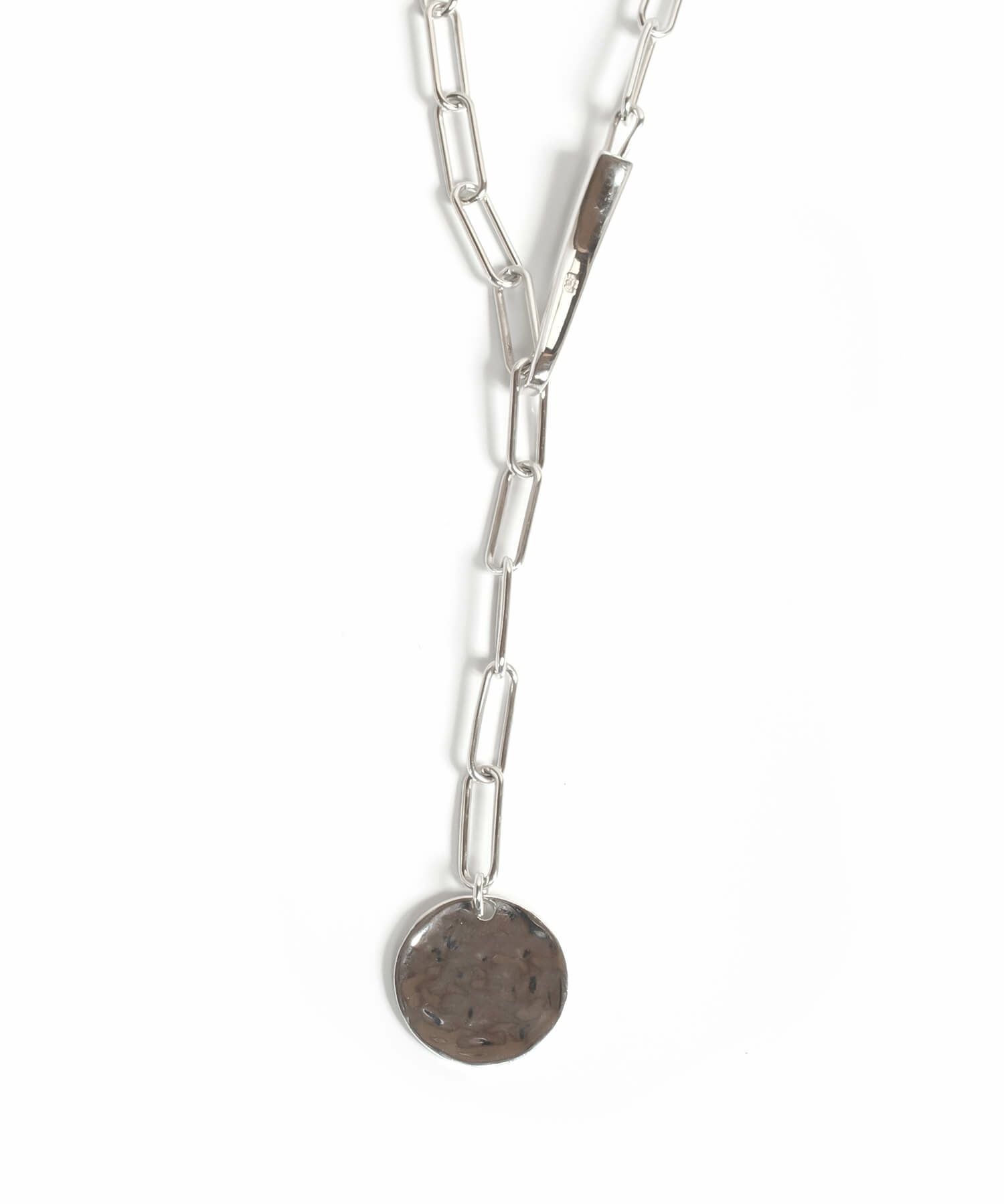 Silver925 BoxChain Coin Necklace NOVAC-BLANCA -ノバックブランカ