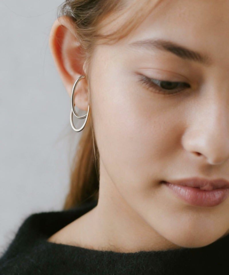 【TV番組衣装協力】 イヤーカフ 大ぶり 金属アレルギー対応 レディース 【PALUNI パルニ】 シンプル シルバー925 かわいい かっこいい おしゃれ ノンホールピアス 片耳用 両耳用 18k ゴールド仕上げ イヤリング Silver925 フック カジュアル フォーマル  男女兼用 イヤカフ