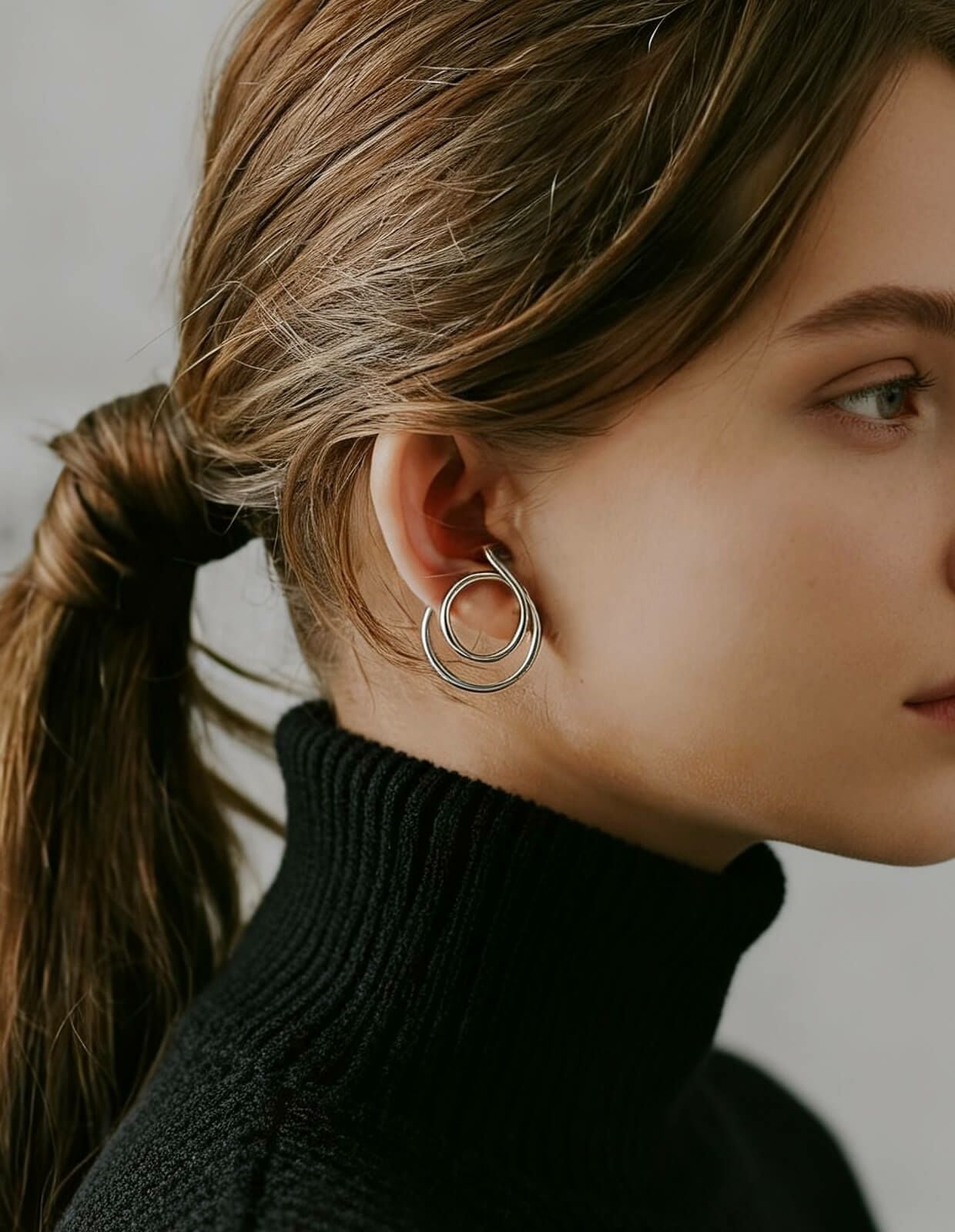 Silver925 Spiral Double EarCuff RARAHU -ララフ- | Ops.(オプス)公式
