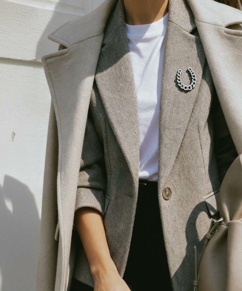 シルバー925 ブローチ シンプル 馬蹄 シルバー925 馬蹄 ホースシュー アクセサリー ブローチピン ピンブローチ カジュアル 金属アレルギー対応 レトロ 大人 可愛い おしゃれ