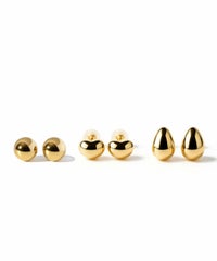 k18 ピアス 金属アレルギー 華奢 ピヤス 大人可愛い 人気 ゴールド Gold 小ぶり 18k ピアス つけっぱなし 小さめ 18金 金属アレルギー 対応 レディース ジュエリー アクセサリー カジュアル おしゃれ シンプル ぷっくり エッグモチーフ 楕円 たまご型