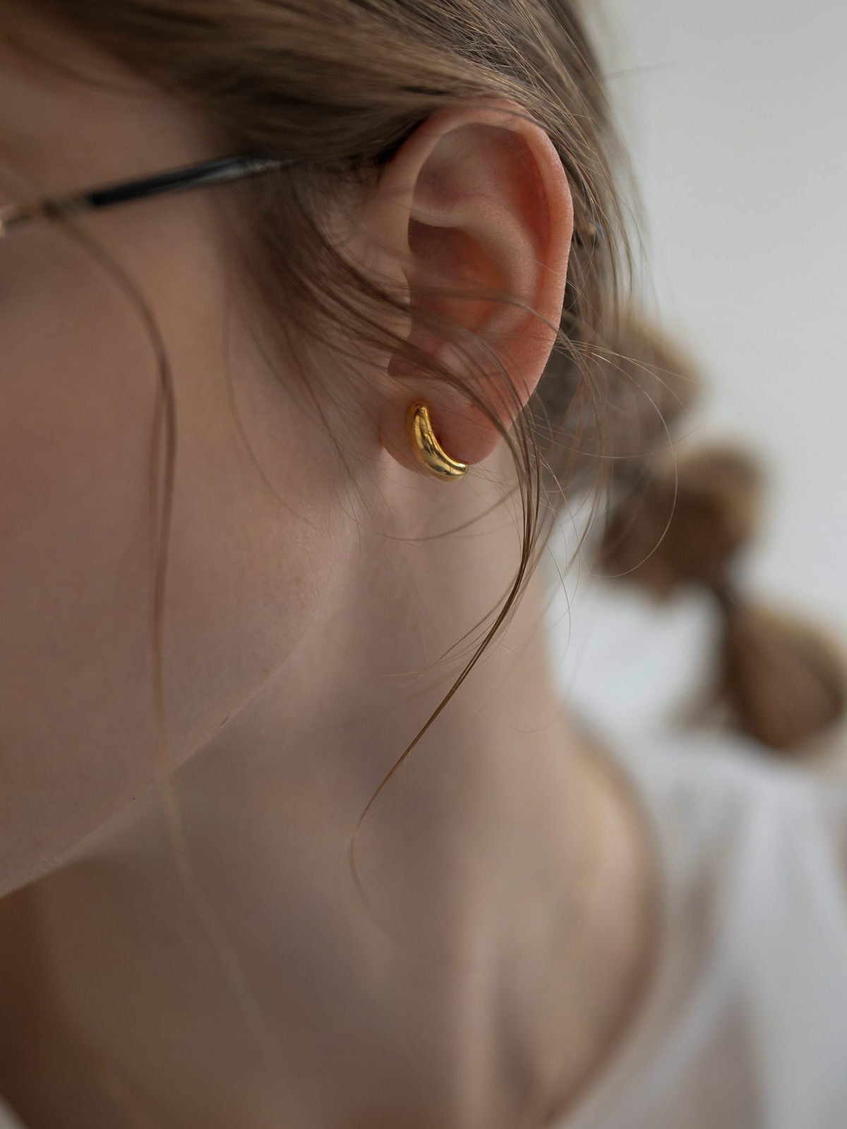 Chubby Curve Bar Earrings CUULA -キューラ- | Ops.(オプス)公式ストア