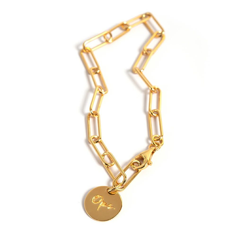 Silver925 Chunky Silver Box Chain Bracelet RONOEL -ロノエル- | Ops