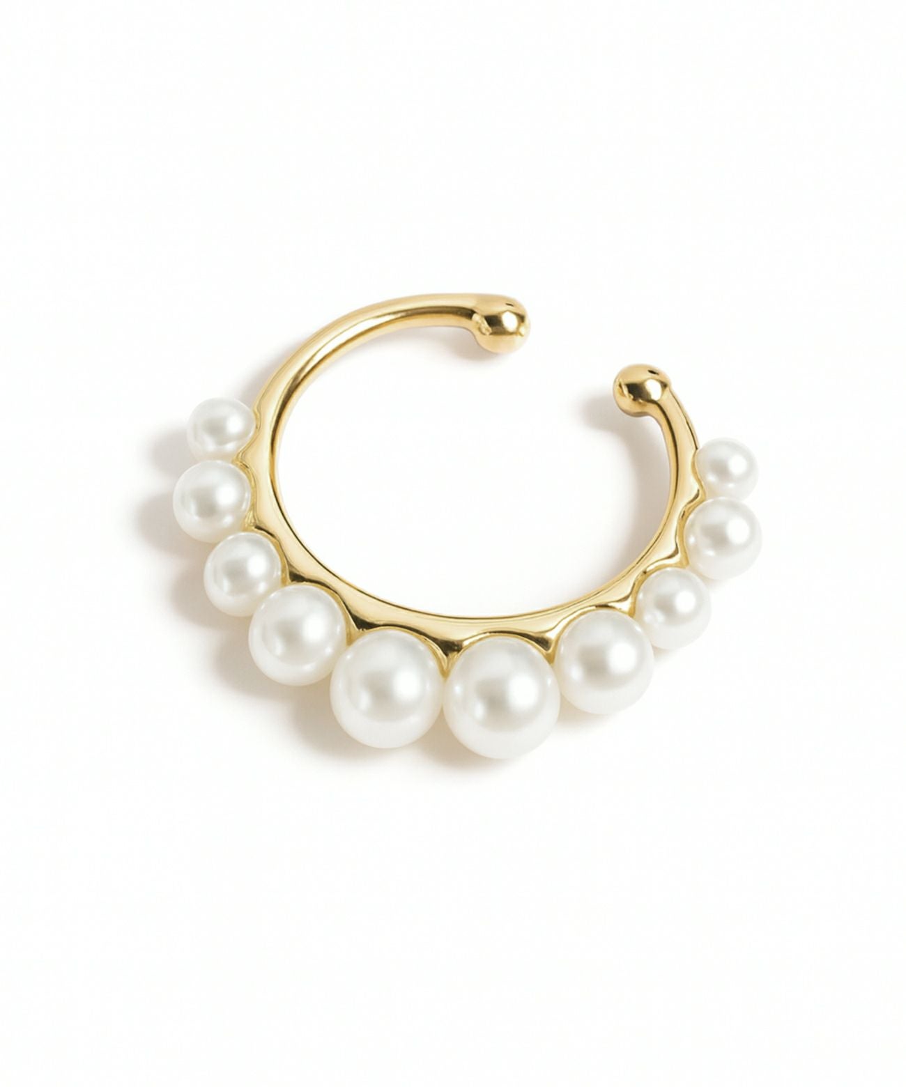 K10 Tambourine Pearl Earcuff PANDERETTA -パンデレッタ- | Ops