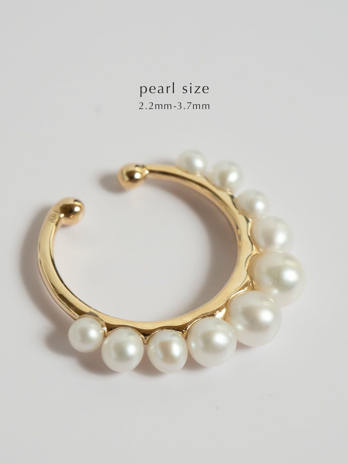 K10 Tambourine Pearl Earcuff PANDERETTA -パンデレッタ- | Ops