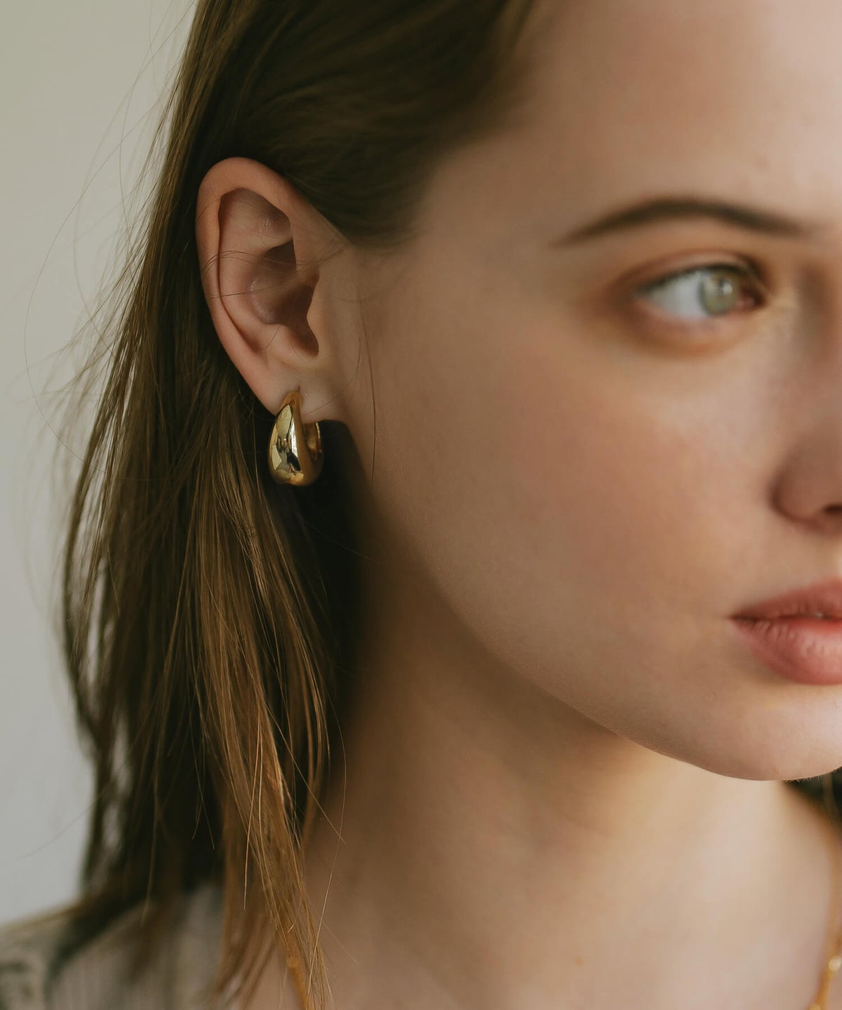 フープピアス 大ぶり　シルバー925 レディース シンプル ブランド