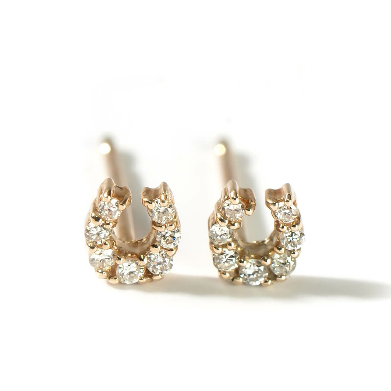 Tiny Diamond Motif Gold Necklace MELE NK -メレネックレス- | Ops