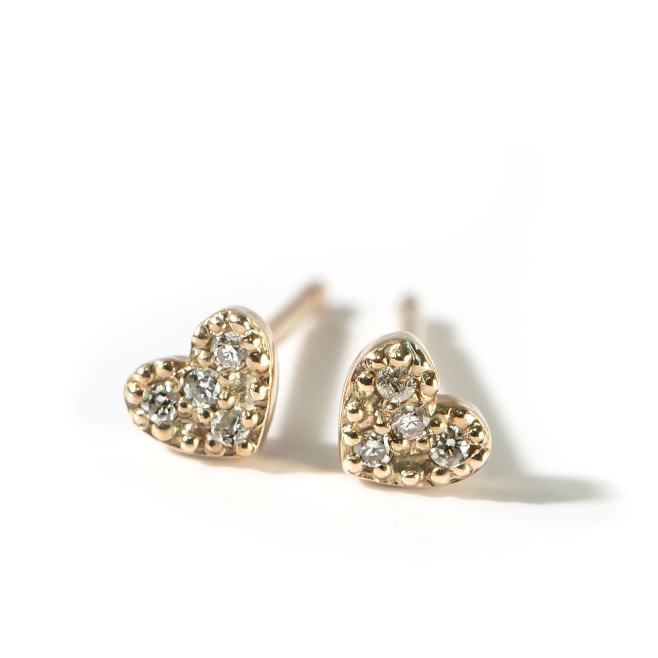 Tiny Diamond Motif Gold Necklace MELE NK -メレネックレス- | Ops