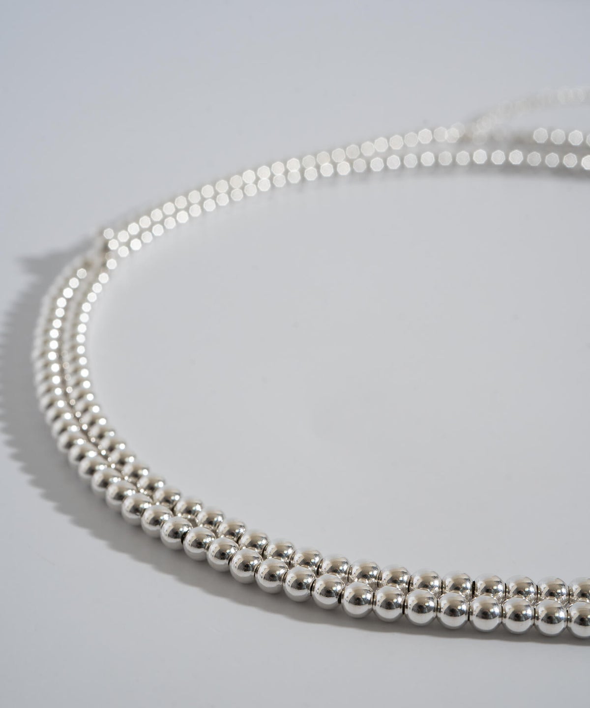 シルバー ボール ネックレス ロングネックレス レディース ブランド 金属アレルギー silver925 シルバー ネックレス ボールチェーン ネックレス 4mm レディース シンプル 丸玉 ボール シルバー925 silver925 