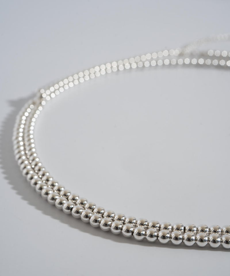 シルバー ボール ネックレス ロングネックレス レディース ブランド 金属アレルギー silver925 シルバー ネックレス ボールチェーン ネックレス 4mm レディース シンプル 丸玉 ボール シルバー925 silver925 