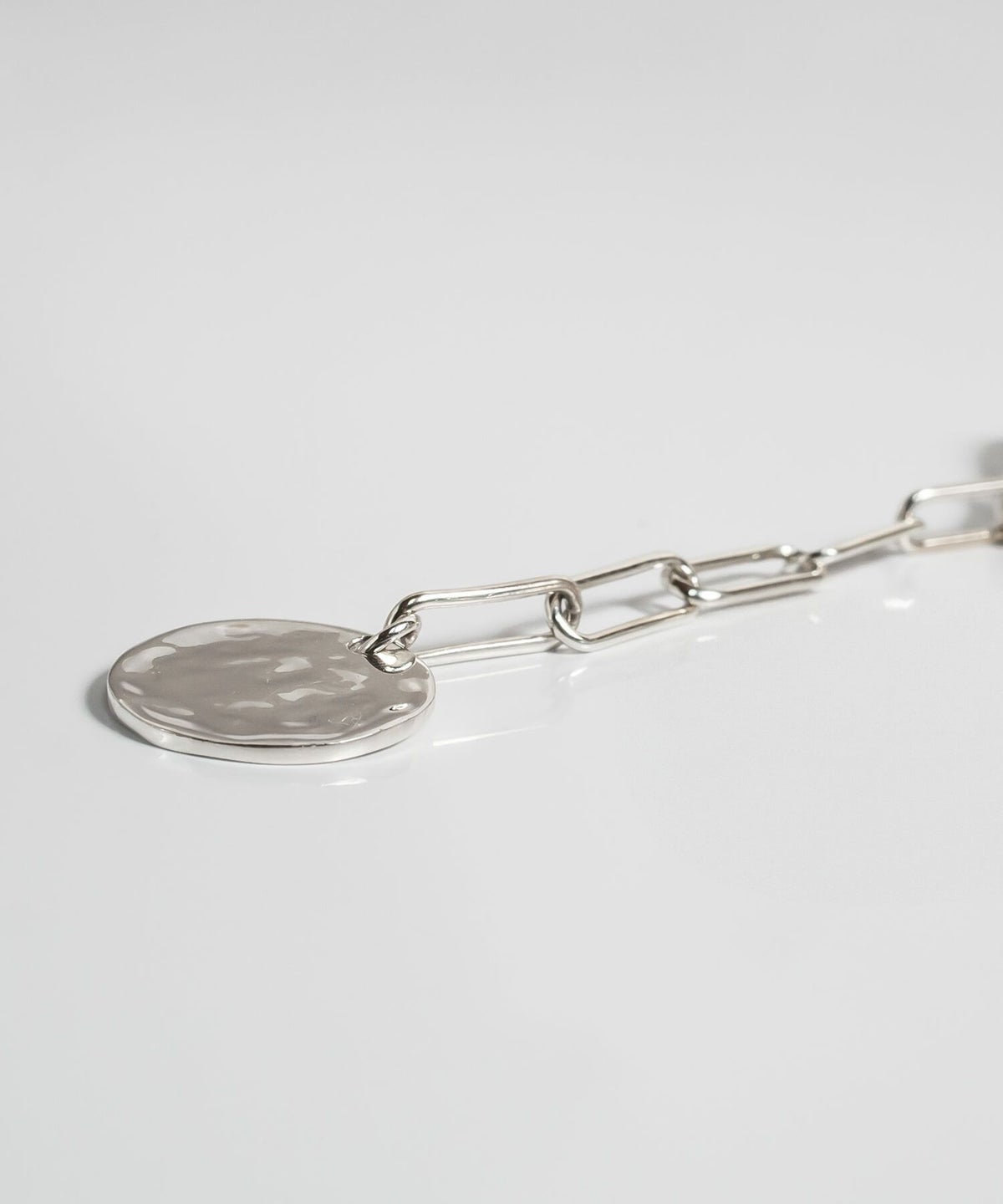 訳ありアウトレット品 通常価格→アウトレット価格 無地 コイン ネックレス ロング レディース シンプル ゴールド ネックレス 【Novac-blanca ノバックブランカ】 長め ペタル 丸 ラウンド サークル 金属アレルギー対応 シルバー925 silver925 たたき