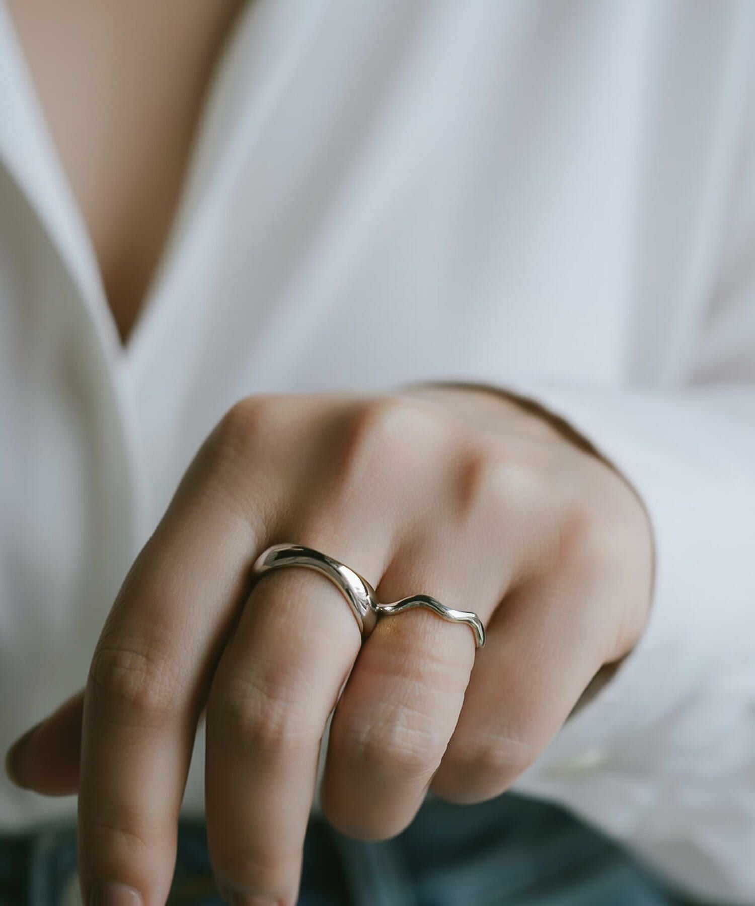 Silver925 Wide Wavy Ring GREZIO -グレジオ- | Ops.(オプス)公式ストア Silver925 Wide Wavy Ring GREZIO -グレジオ- | Ops.(オプス)公式ストア