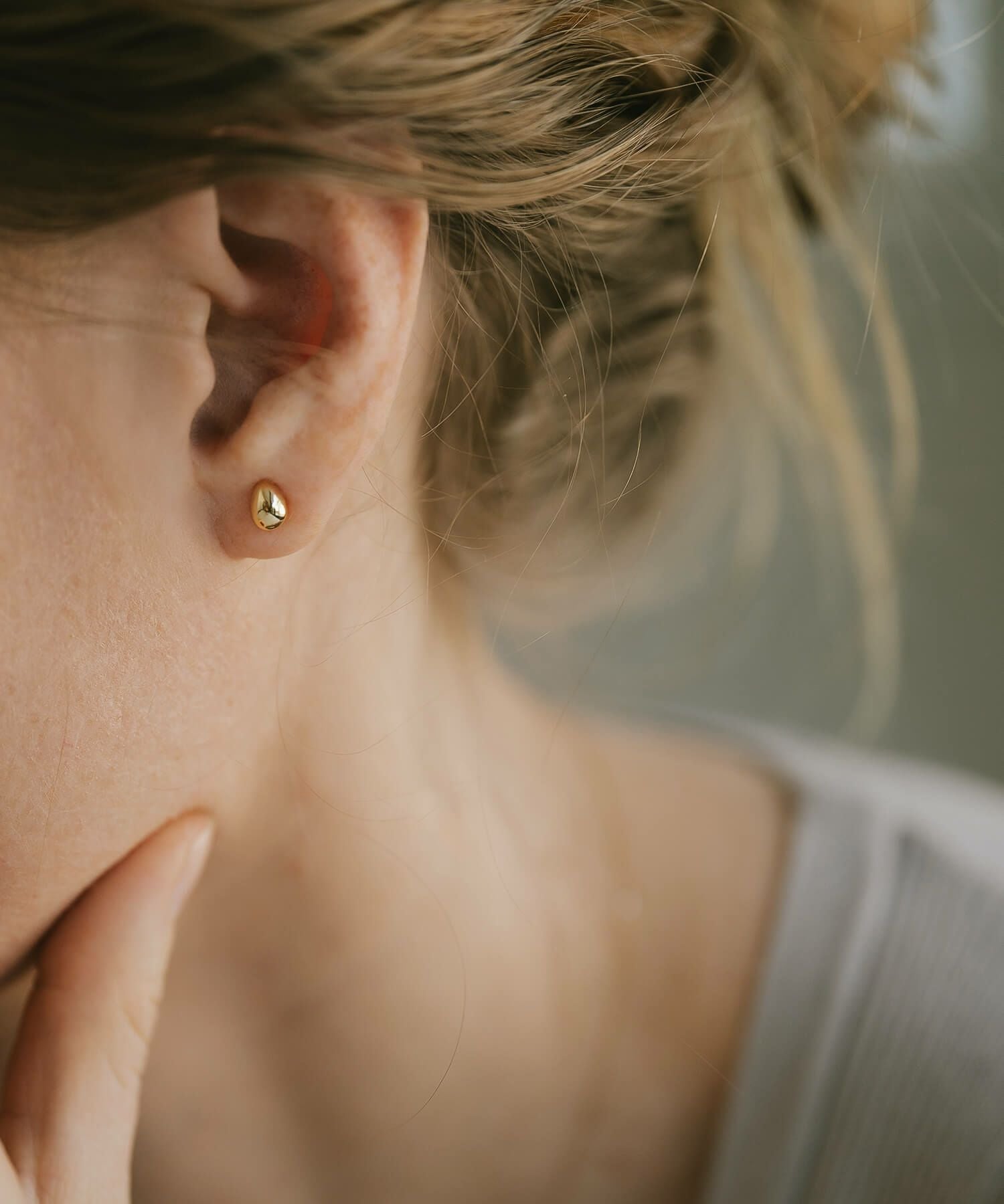 K18 Tiny Studs Earrings MOLLICA GRAND -モリカ グラン- | Ops