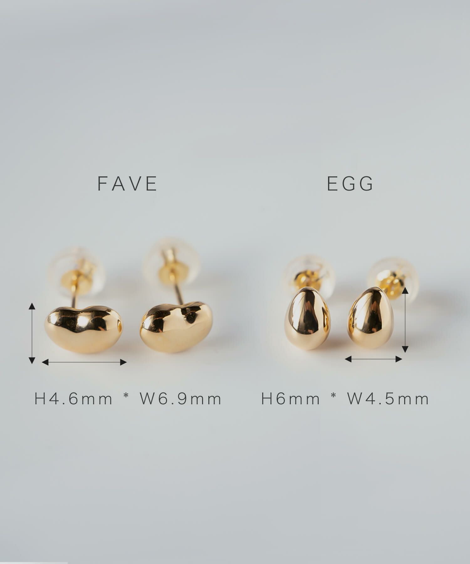 K18 Tiny Studs Earrings MOLLICA GRAND -モリカ グラン- | Ops