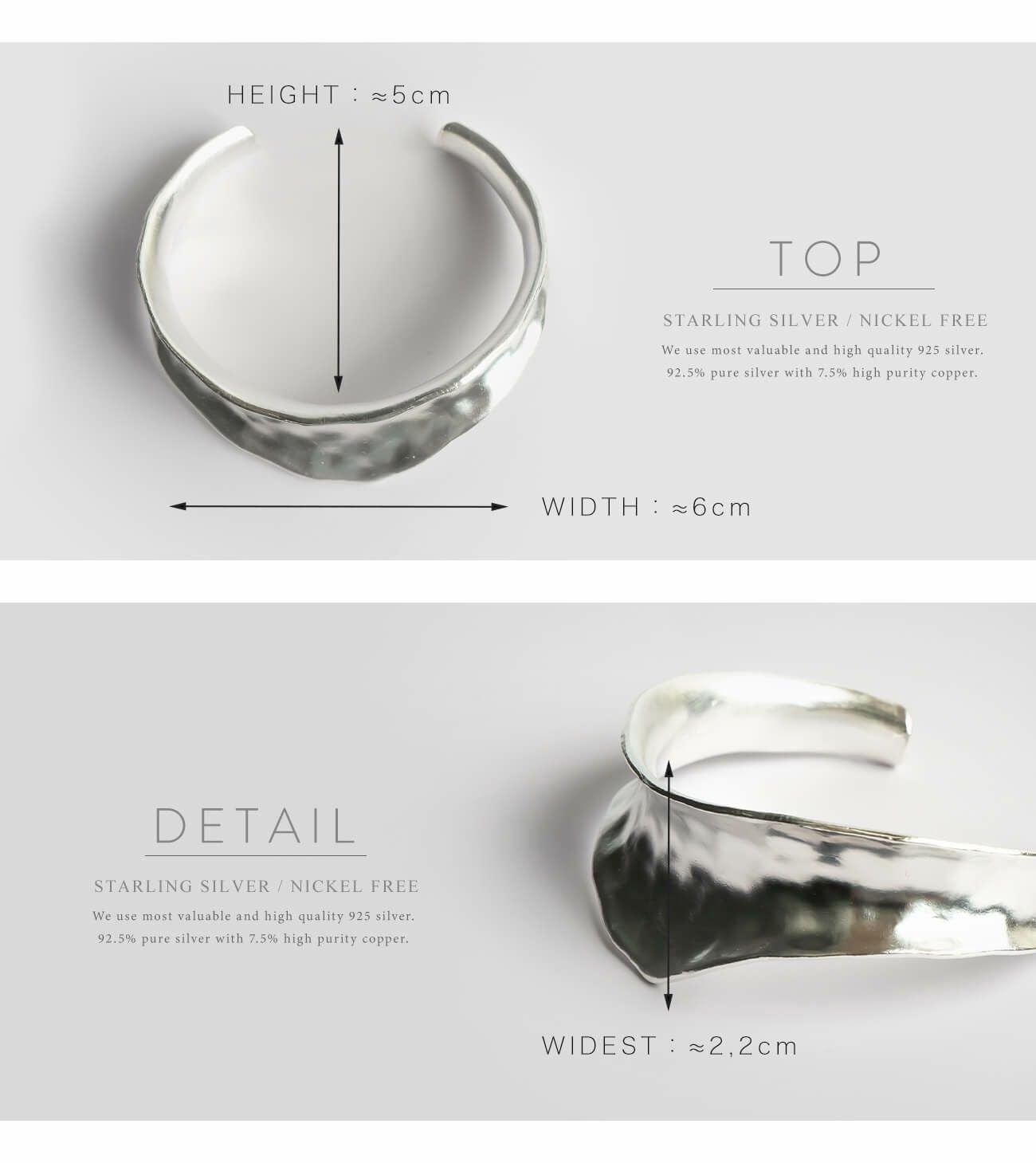 Silver925 Hammered Bangle ERZGE -エルツ- | Ops.(オプス)公式ストア