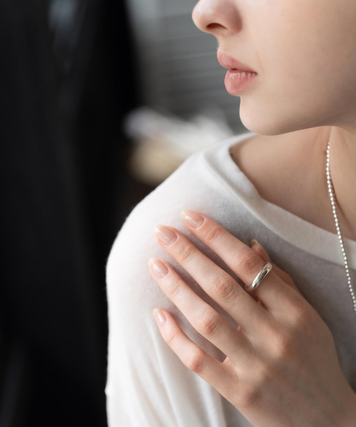 シルバーリング シンプル 親指 リング サムリング 【ULUA ウルア】 ウェーブ クラシック バンドリング 人差し指 指輪 レディース silver925 リング シルバー925 デザインリング カジュアル フォーマル 金属アレルギー 安心 ジュエリー アクセサリー 地金 指輪 重ね付け 軽量