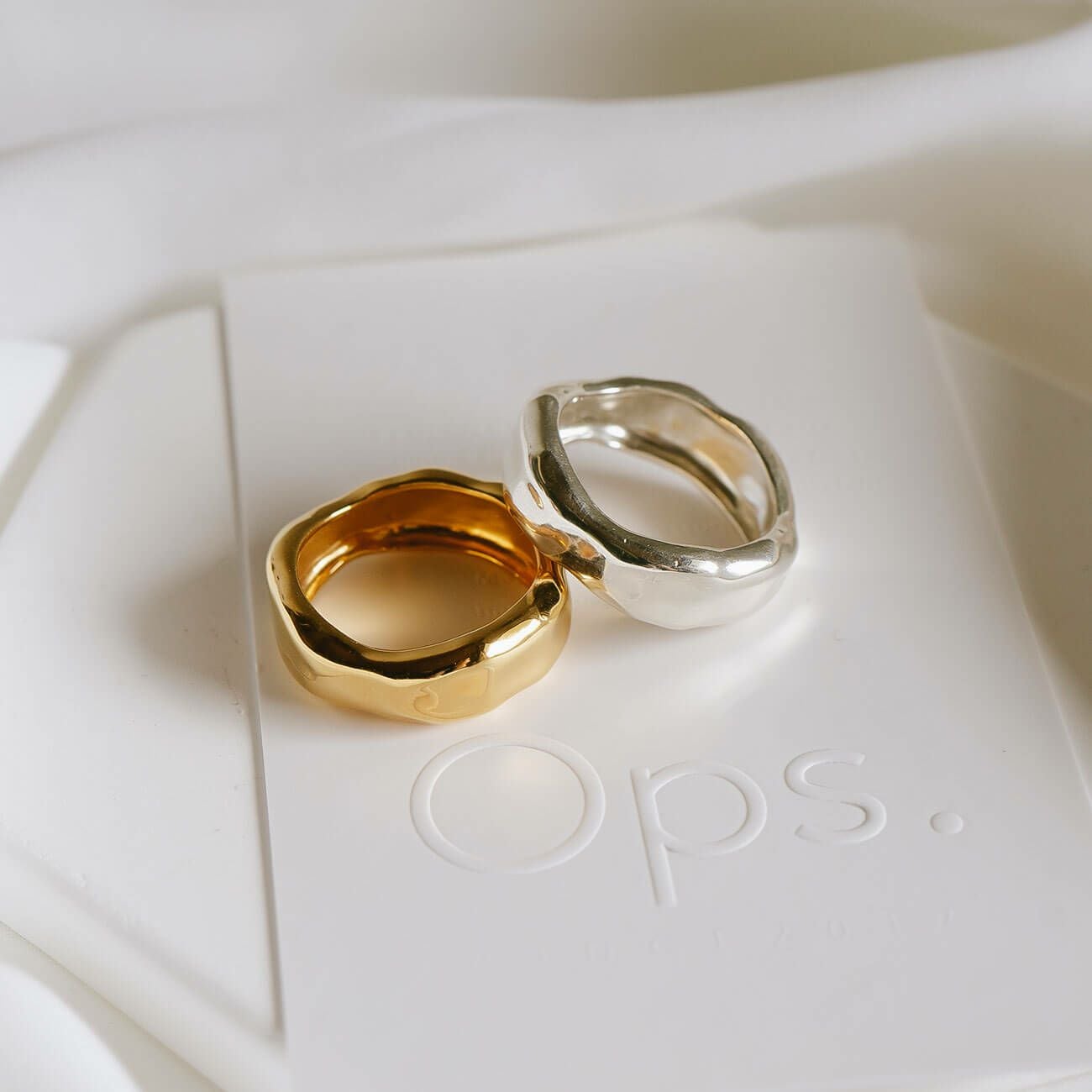 シルバー925 ワイドリング MOLUNE-RIng -モルン リング- | Ops.(オプス