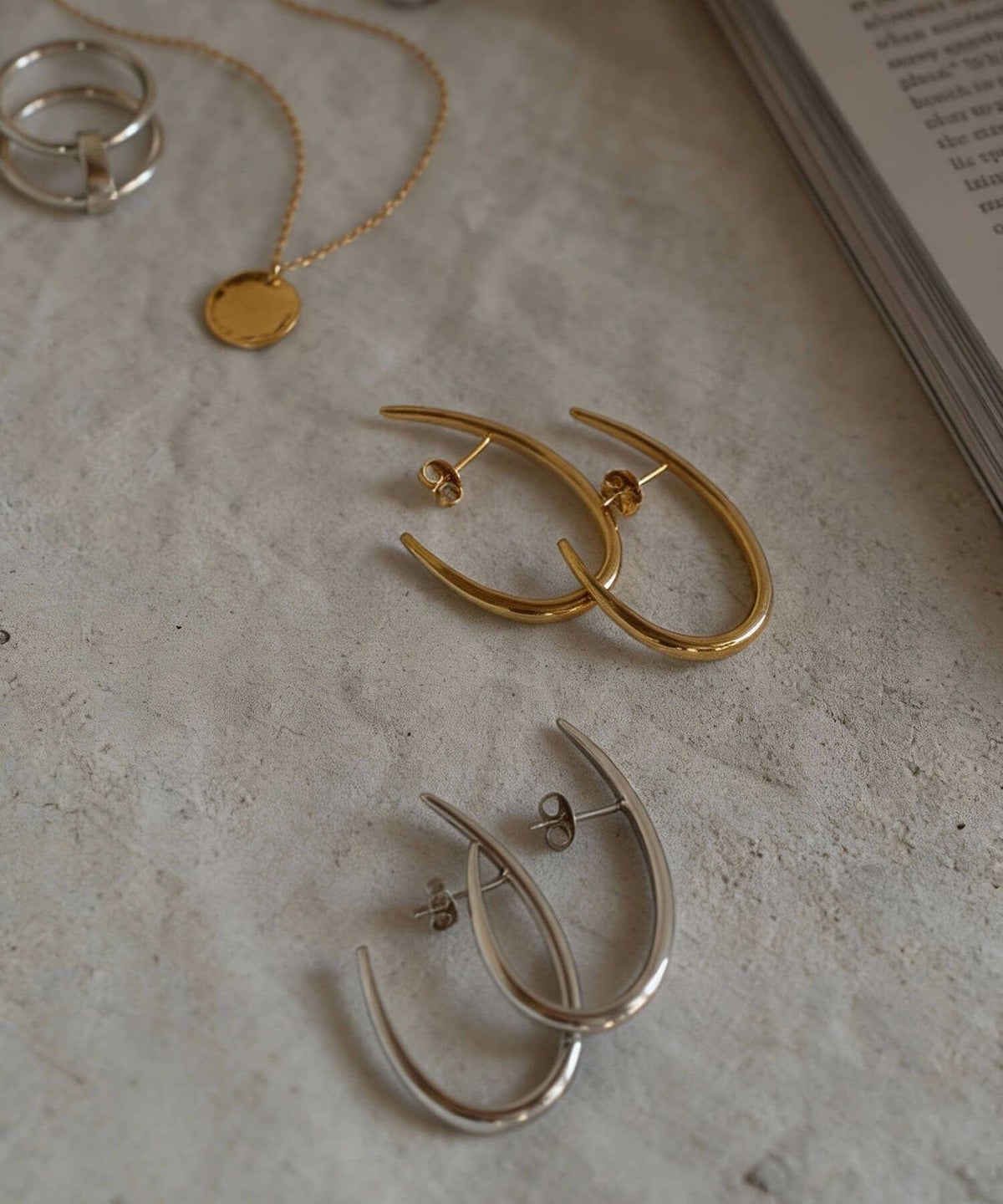 【訳ありアウトレット品】 ピアス フープ 【VIIDA ヴィーダ】 雫 ドロップ 大ぶり ピアス シンプル レディース 18k ピアス 揺れる 派手 個性 レトロ 大人 可愛い ピアス カジュアル フォーマル