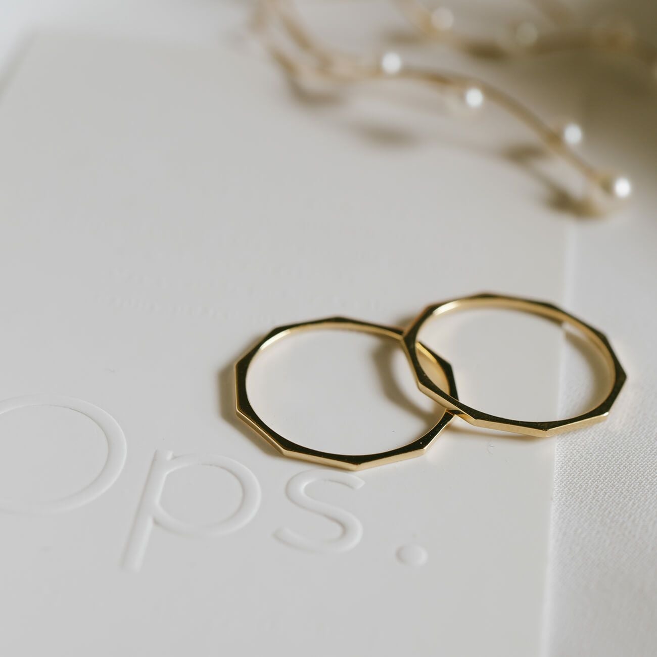 18金 10角 極細リング TOCACK -トカック- | Ops.(オプス)公式ストア