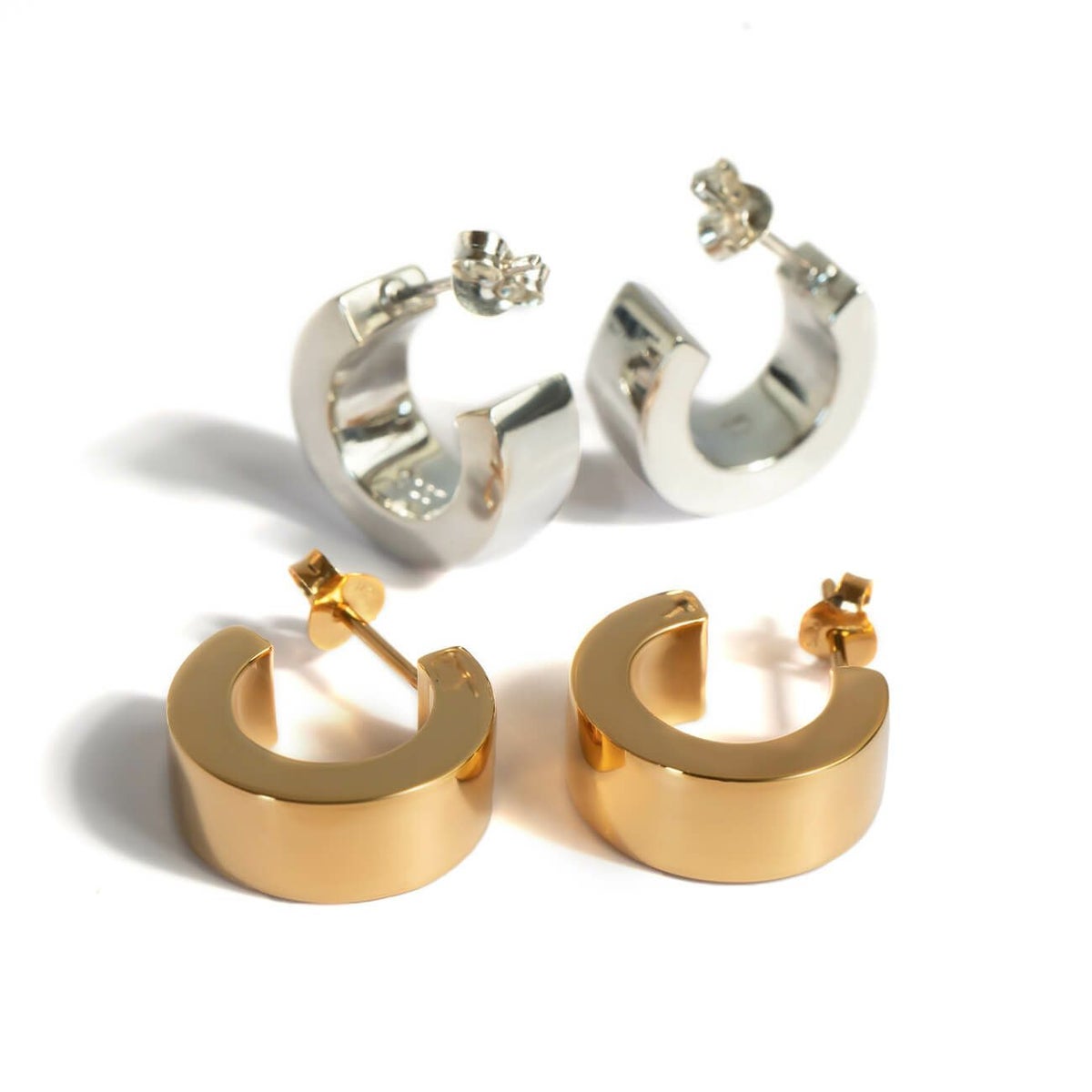 シルバー925 フープピアス