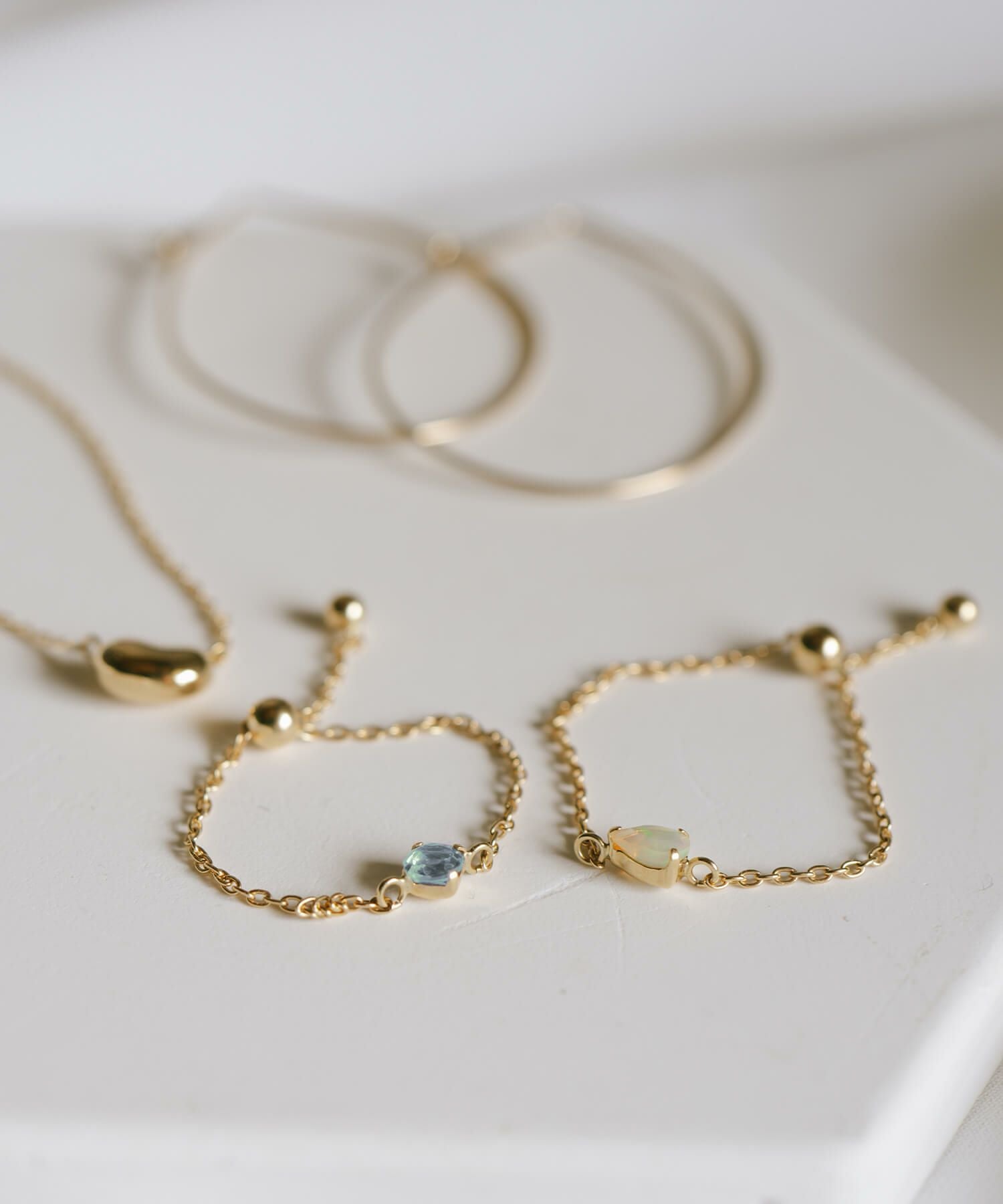 リング 指輪 18k ゴールド レディース 【megrez-gems メグレズ