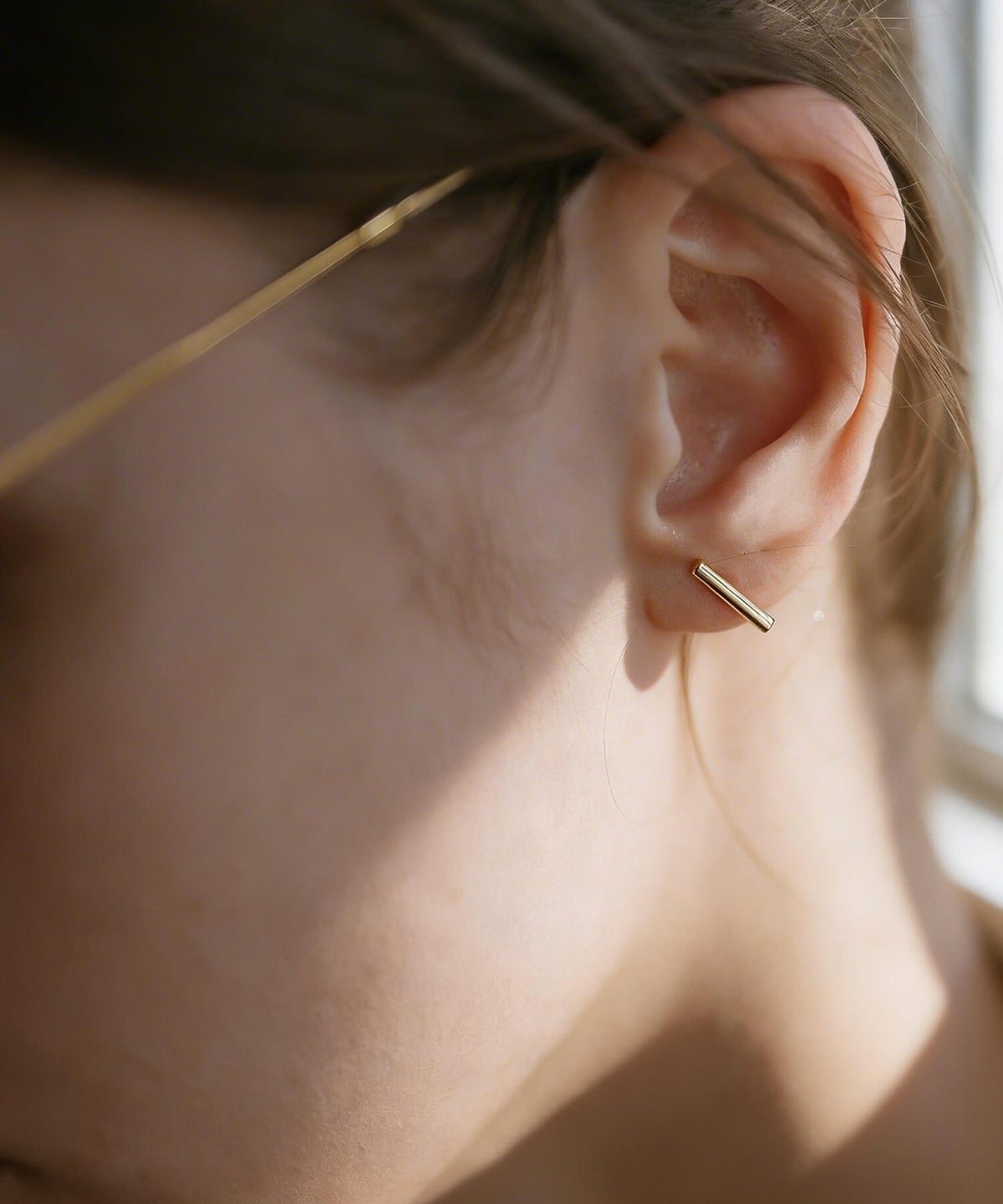 18kつけっぱなしピアス金属アレルギーキャッチ【silpha-peシルファ】k1818金ピアスゴールド小さめ小ぶり小さいシンプルイエローゴールド上品繊細エレガント可愛いカジュアルフォーマルレディースジュエリーアクセサリー