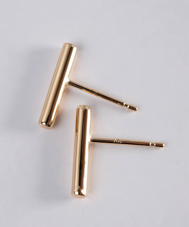 18kつけっぱなしピアス金属アレルギーキャッチ【silpha-peシルファ】k1818金ピアスゴールド小さめ小ぶり小さいシンプルイエローゴールド上品繊細エレガント可愛いカジュアルフォーマルレディースジュエリーアクセサリー