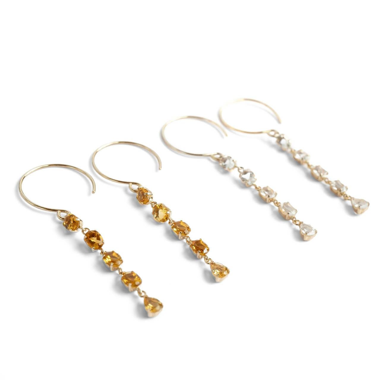 5連 ピアス 揺れる かわいい 天然石 【tresor-cinq トレゾール・サンク 5連 ピアス 揺れる かわいい 天然石 【tresor-cinq トレゾール・サンク