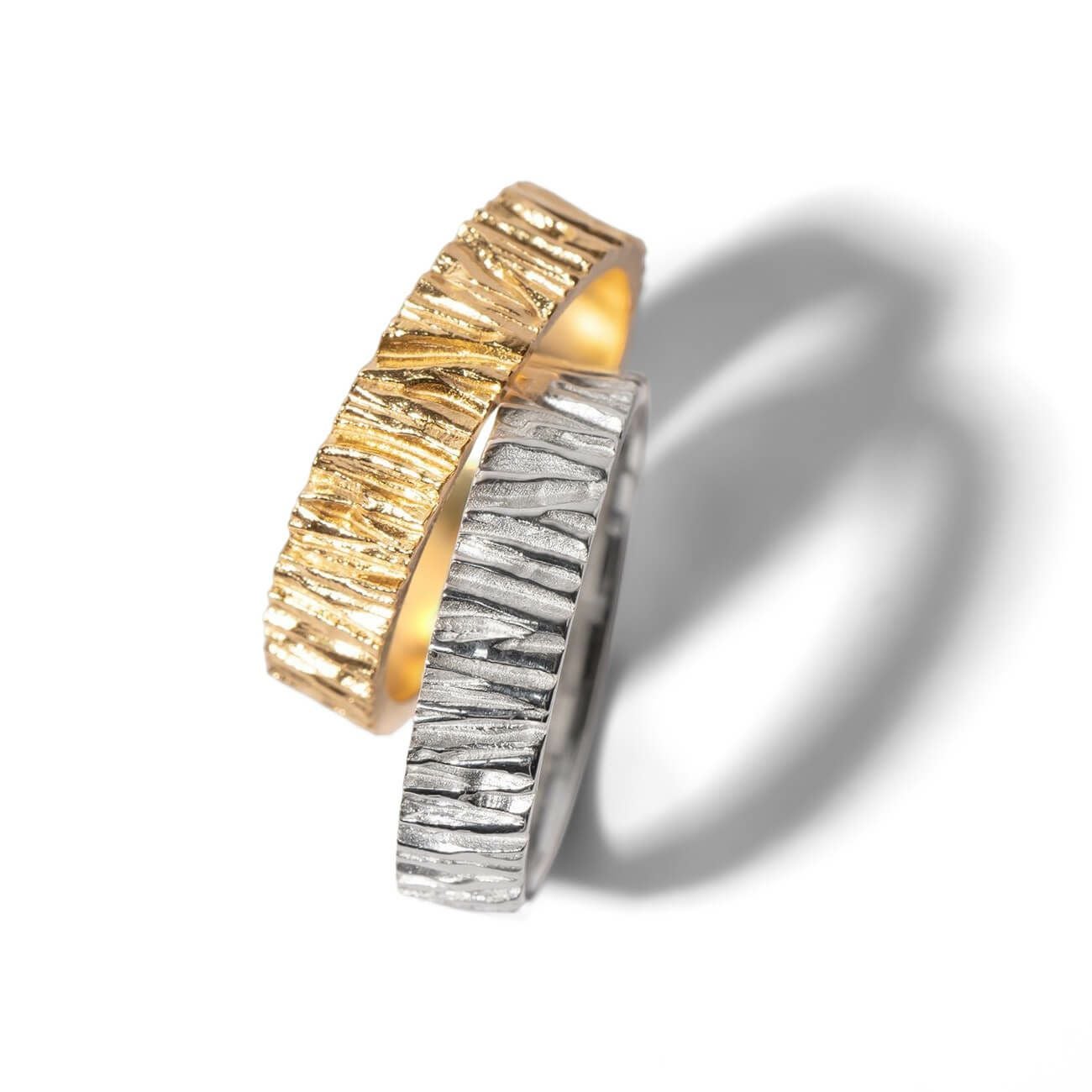 木目調 リング レディース 太め ごつめ【mielikki-koivu-ring