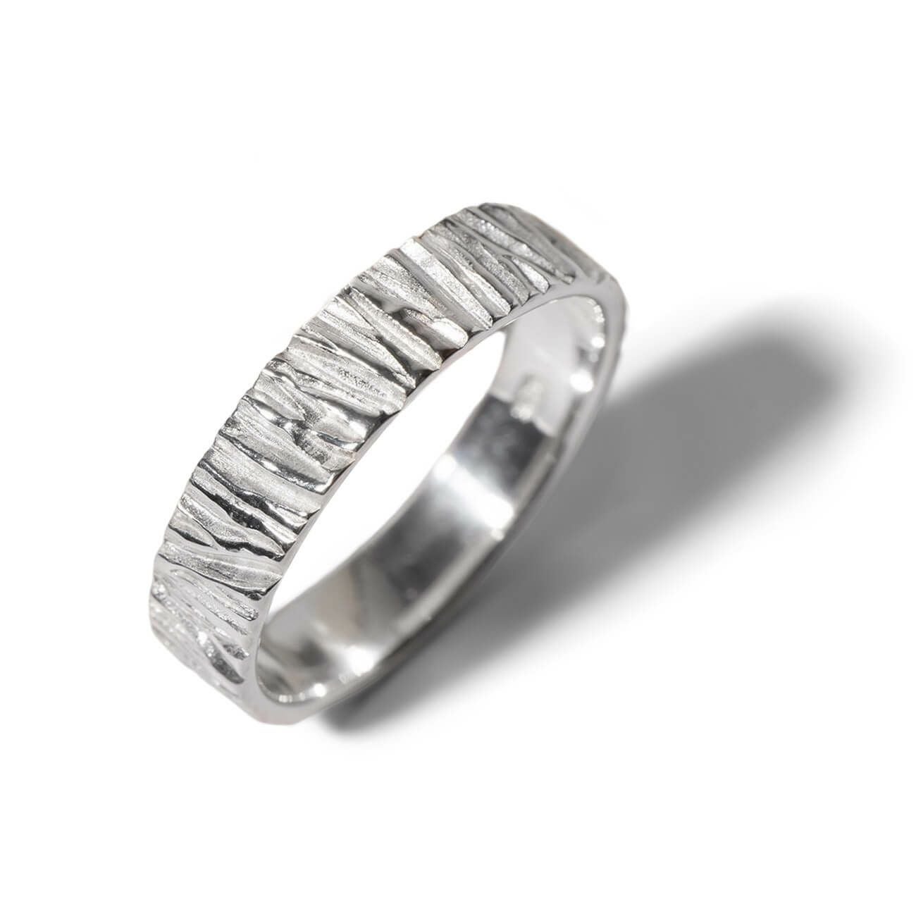 RIMIさん専用グルーデコ　リング　ワイドバンドリング 木目調 リング レディース 太め ごつめ【mielikki-koivu-ring