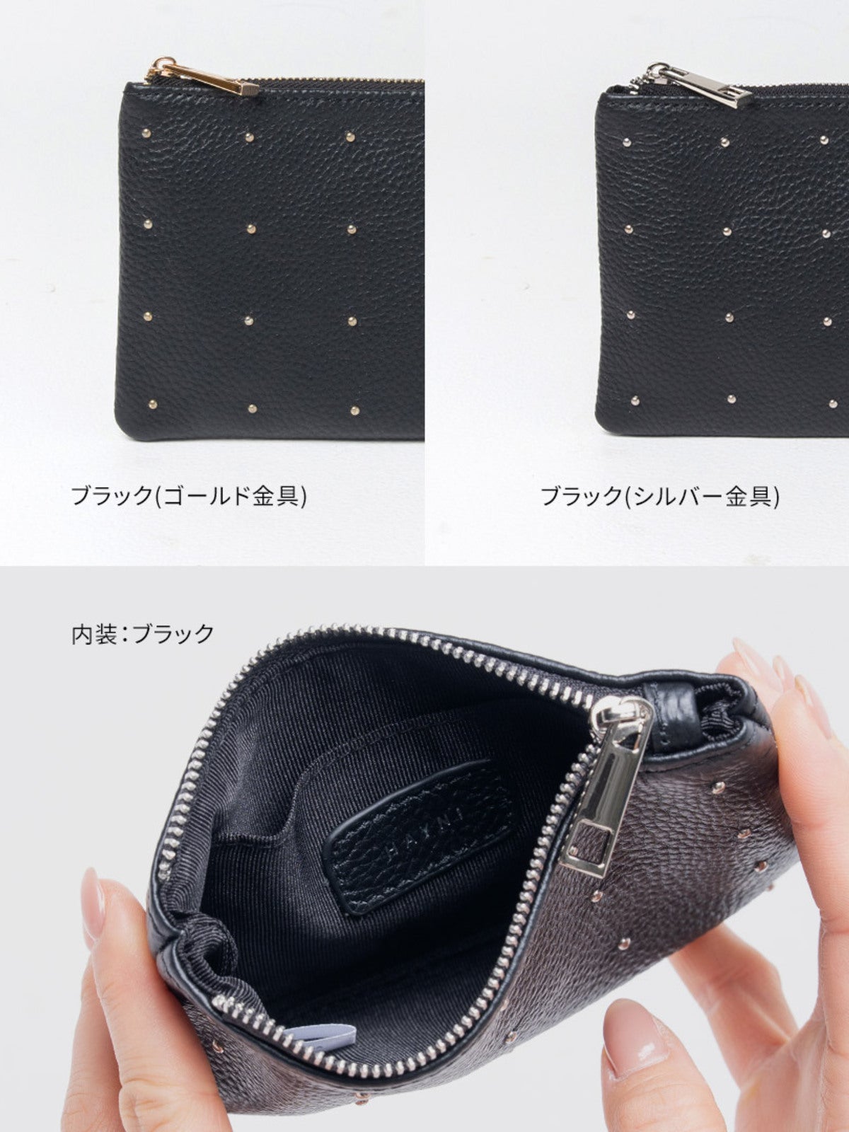 本革 レザー ポーチ S ドットレザーポーチS