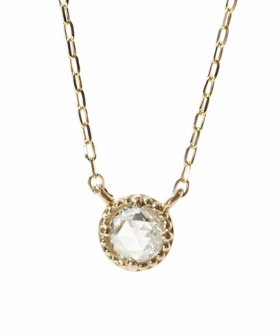 ダイヤ10kチェーンネックレスレディース金属アレルギー【asteri-vega-nkアステリ・ベガ】ダイヤモンドk10ネックレスドロップラウンド丸10金クリスマスギフト女性プレゼント大人シンプル華奢緻密細い滑らかネックレス40cm40センチ上品