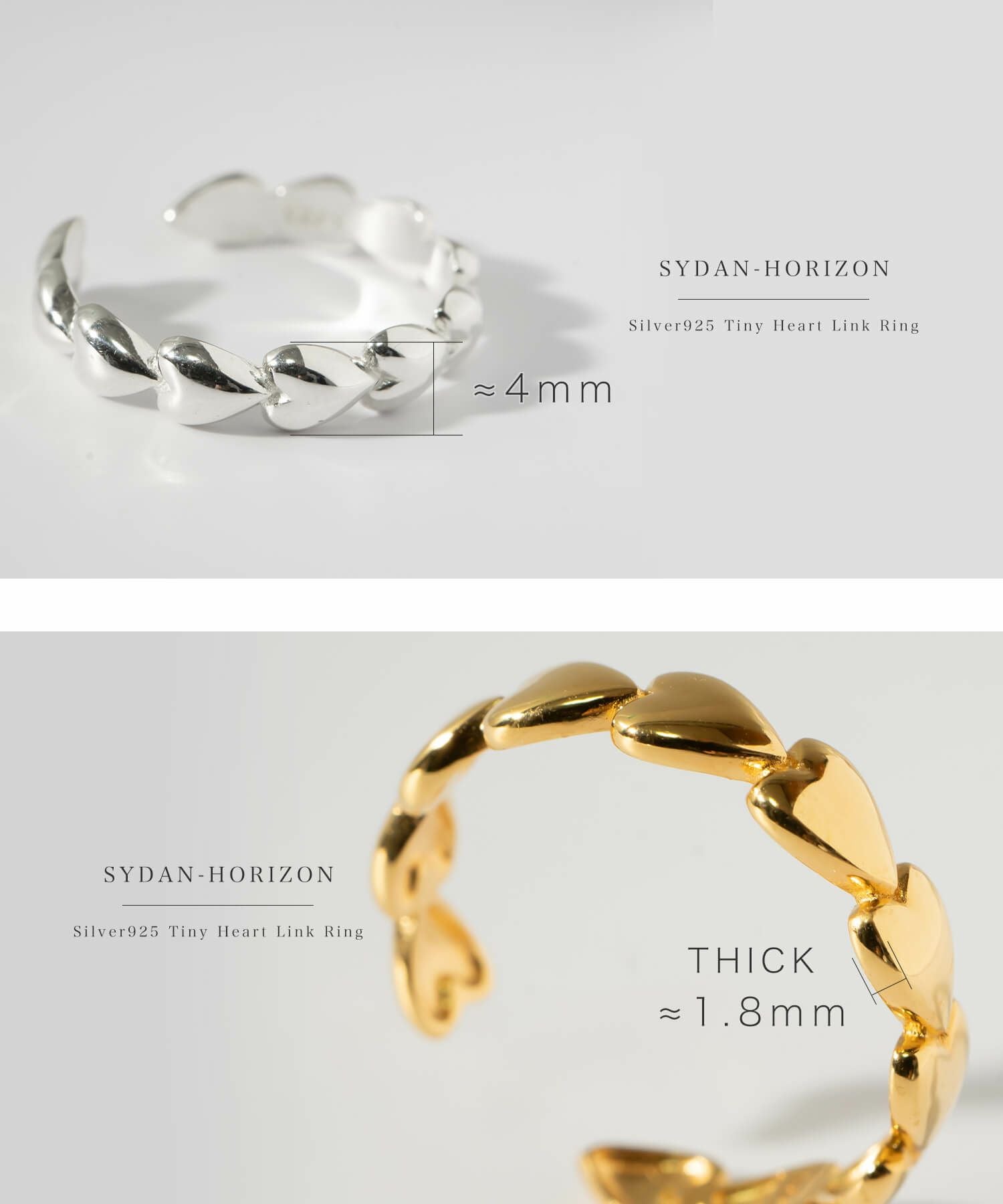 リング レディース メンズ ゴールド 指輪 シルバー 【sydan-hzring