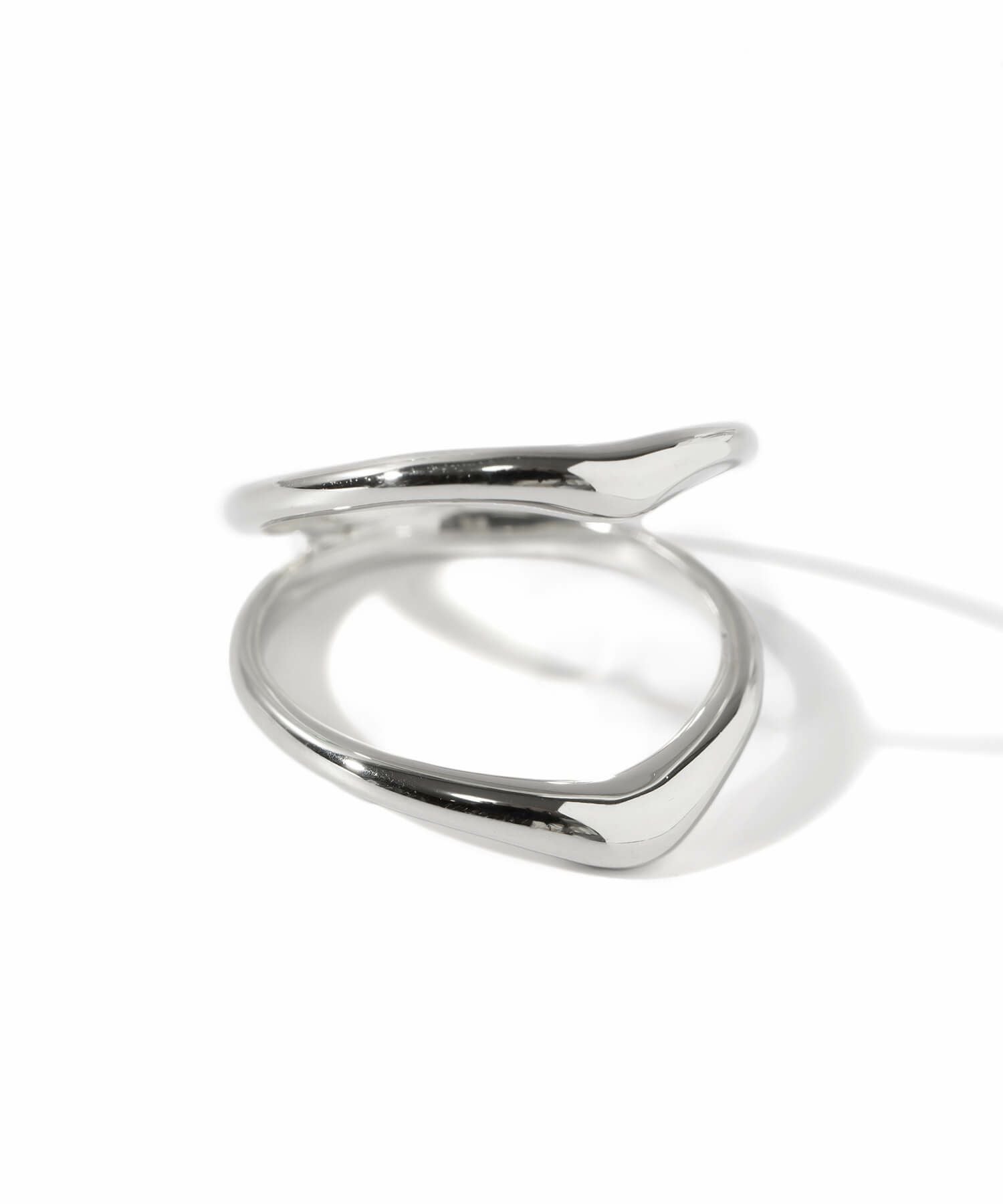 Silver925 Double Chevron Ring GAVIOTA-BULKY-RING -ガビオタ・バル