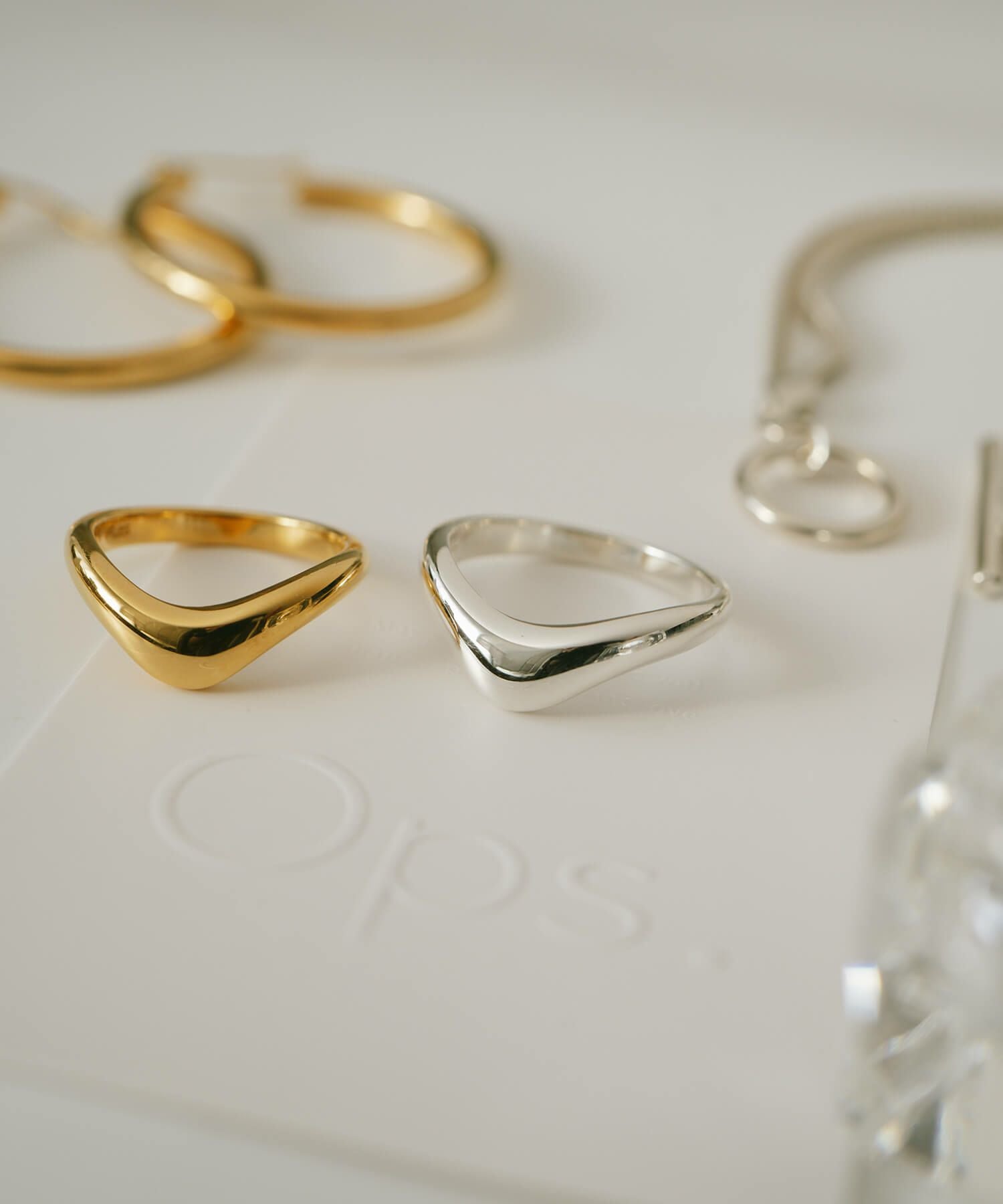 Silver925 Plump V Ring NERO WEG RING -ネロウ・ウェッジリング