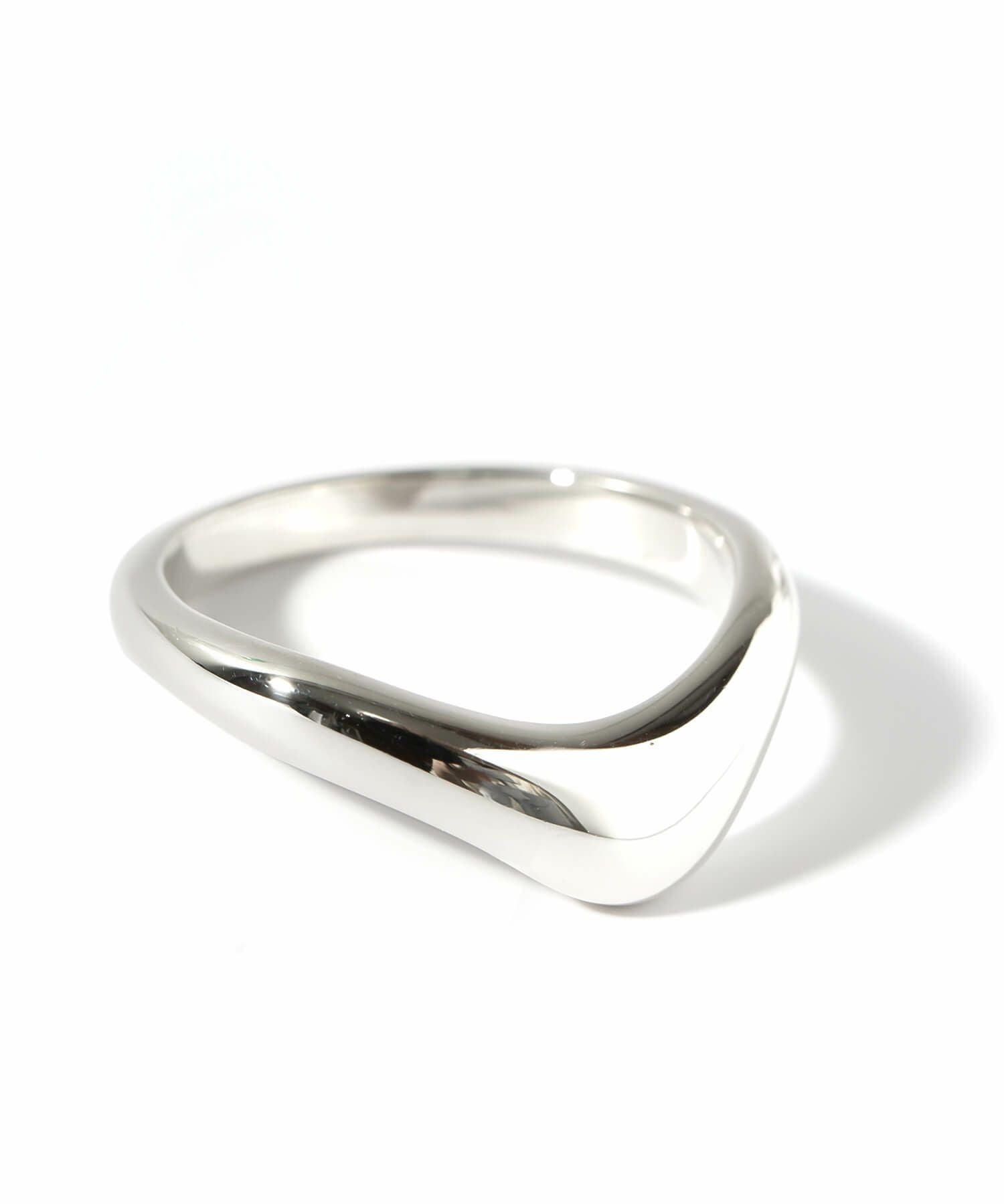 Silver925 Plump V Ring NERO WEG RING -ネロウ・ウェッジリング