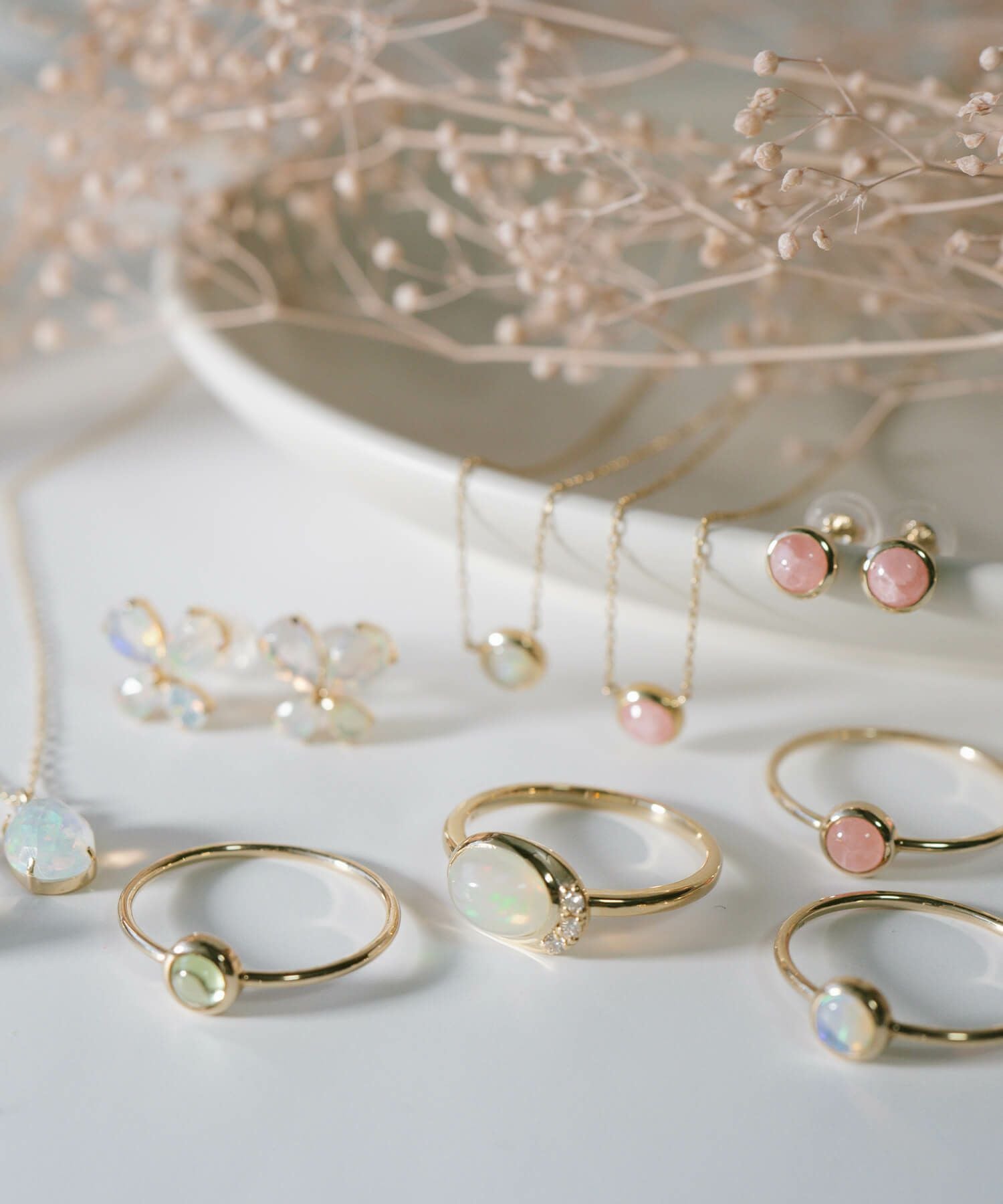 オパール リング k10 【elia-tva-ring エリア・トヴォ】 天然石 リング